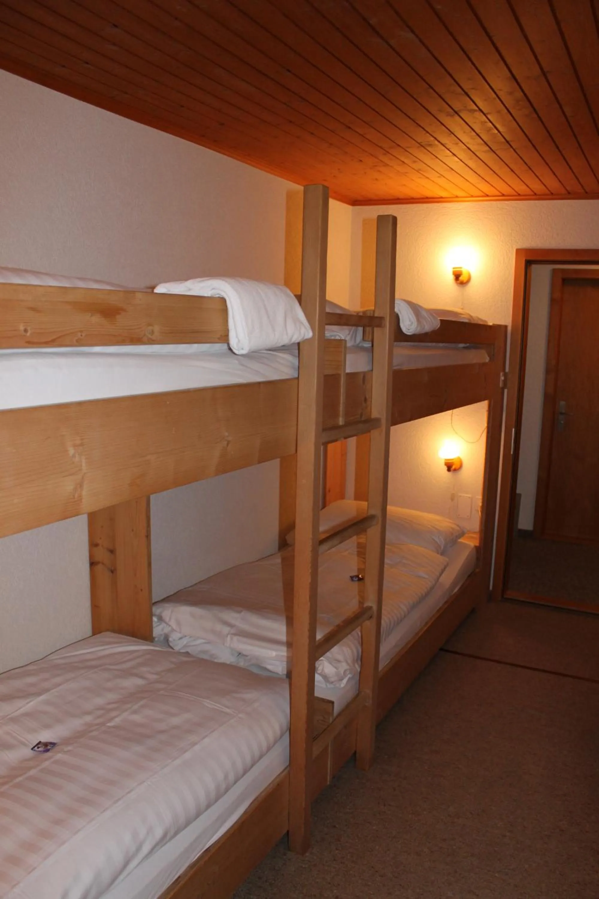 Bed in Hotel Rothorn Vintage-Style