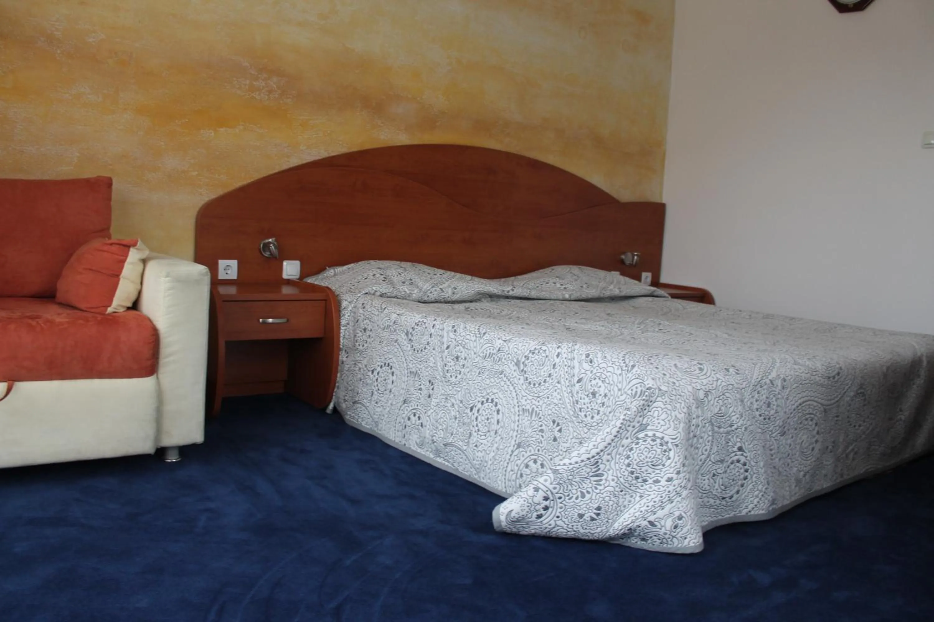 Bed in Elegant Hotel