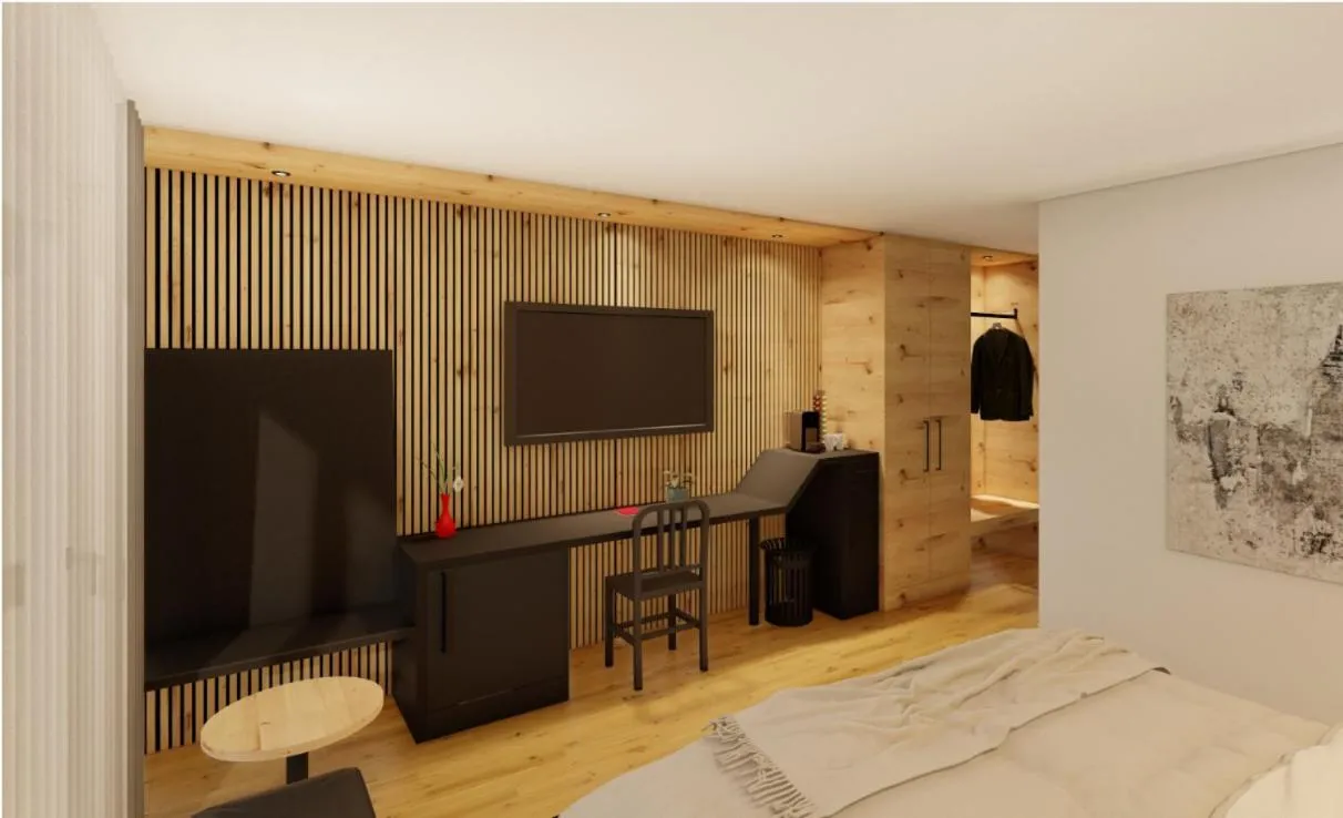 Double Room Rustico Lake Side with Balcony in Seemöwe Swiss Quality Hotel