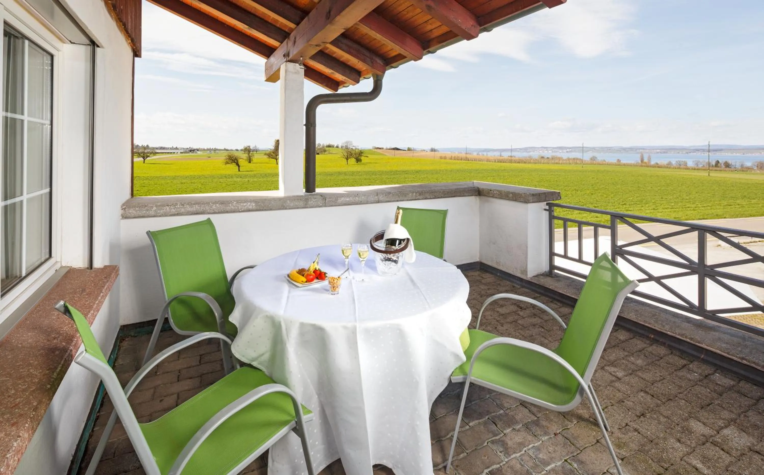 Balcony/Terrace in Seemöwe Swiss Quality Hotel