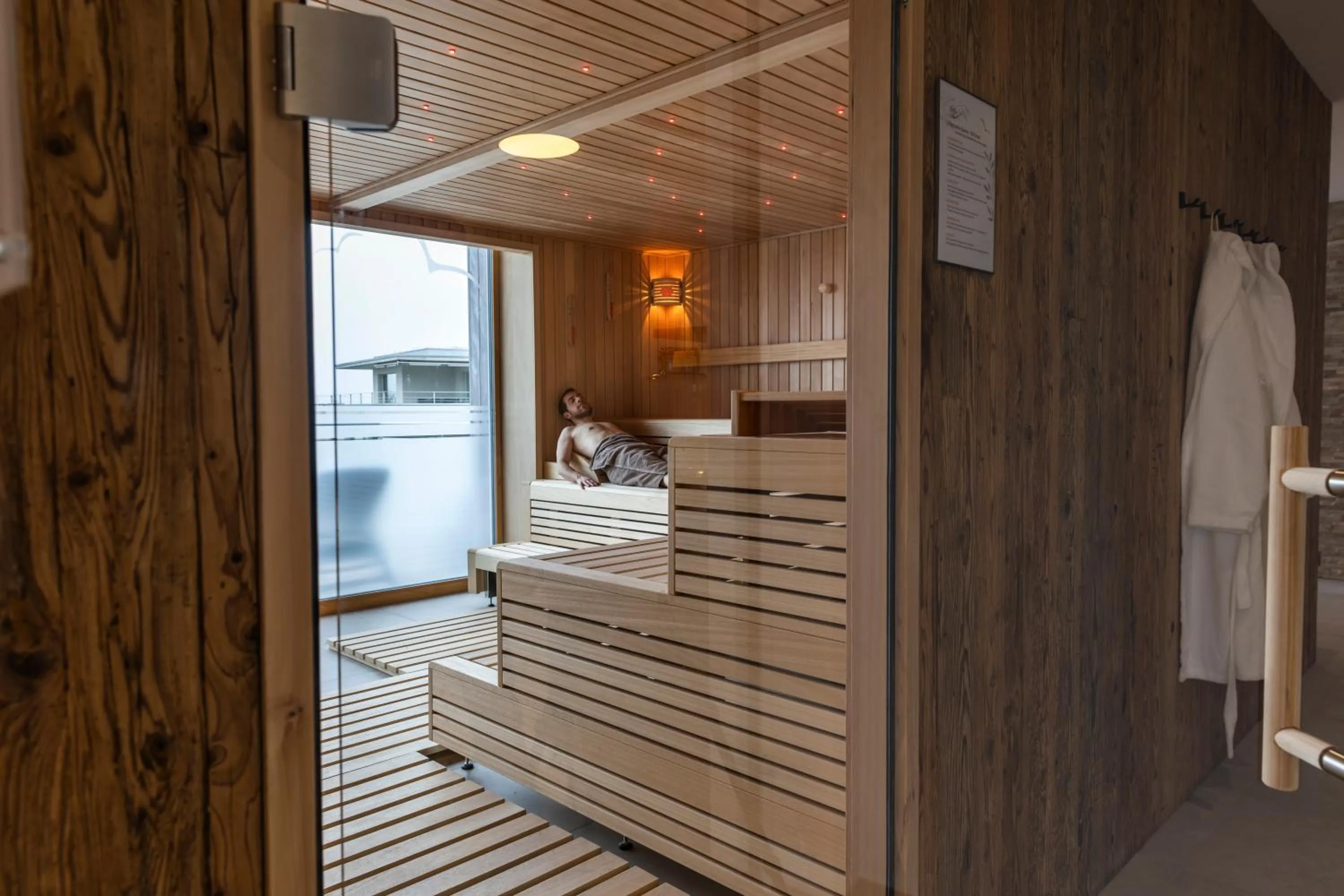 Sauna in Seemöwe Wellnesshotel Swiss Quality