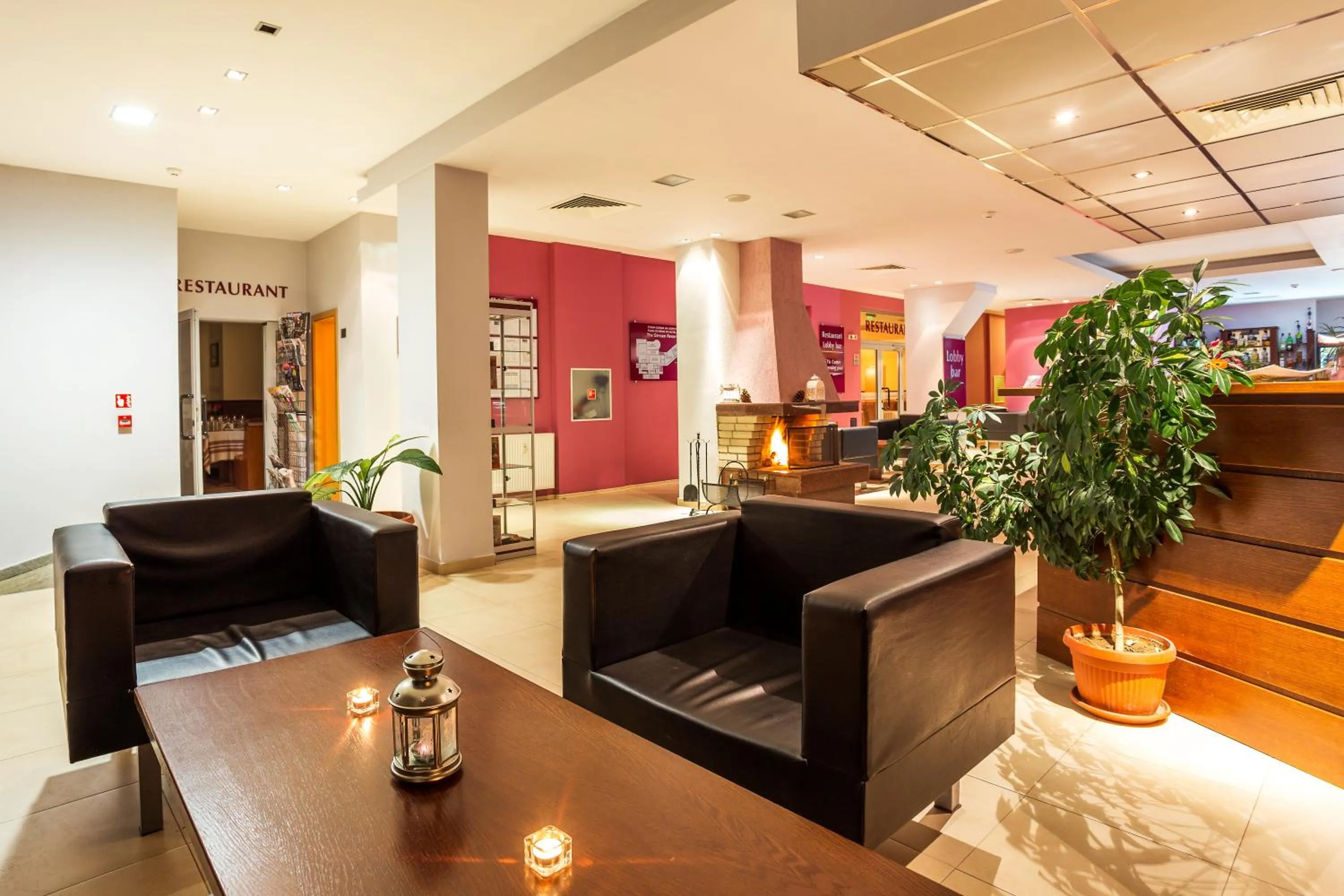 Lobby or reception in The Stream Resort Pamporovo