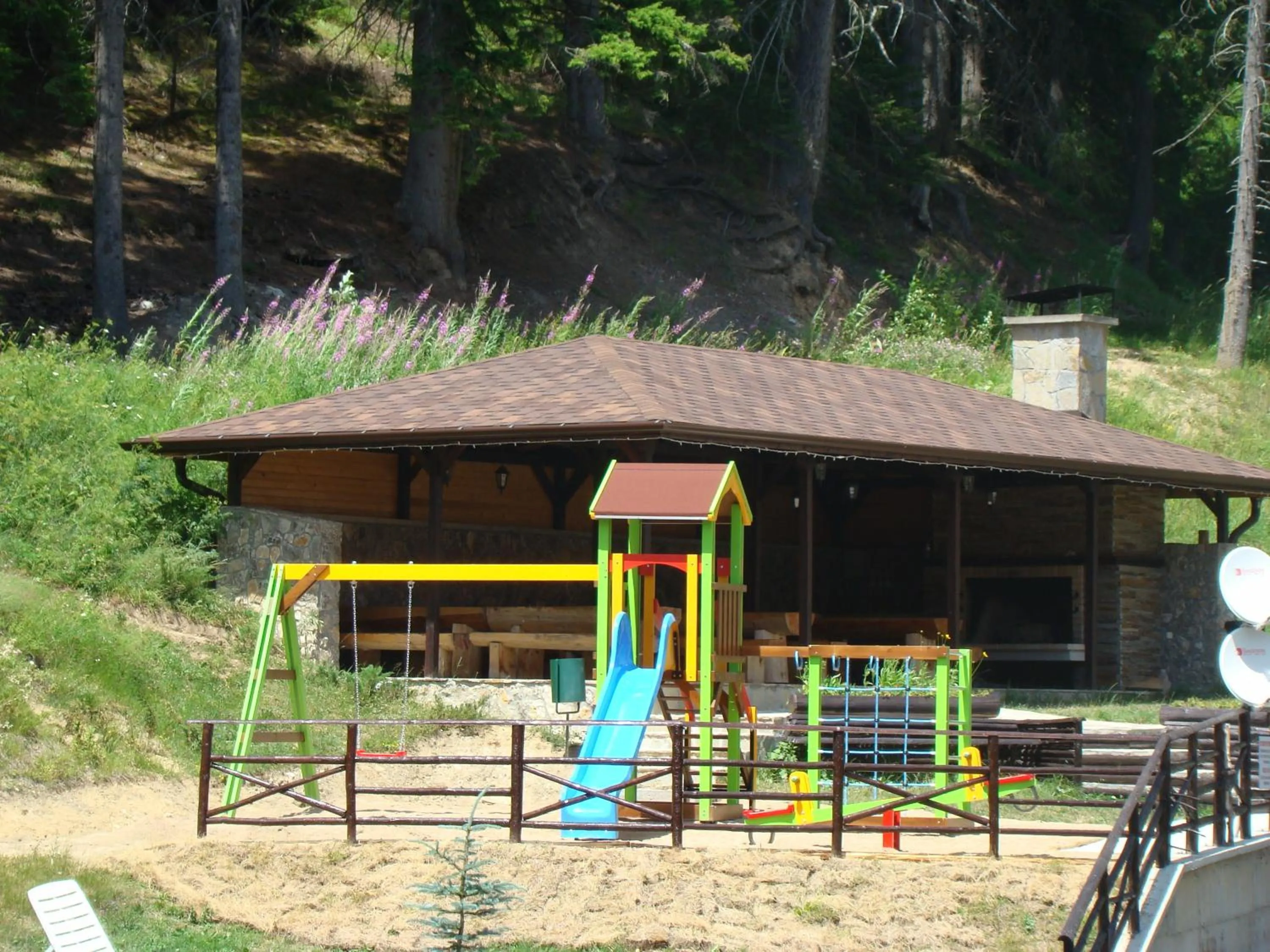 Children play ground in The Stream Resort Pamporovo