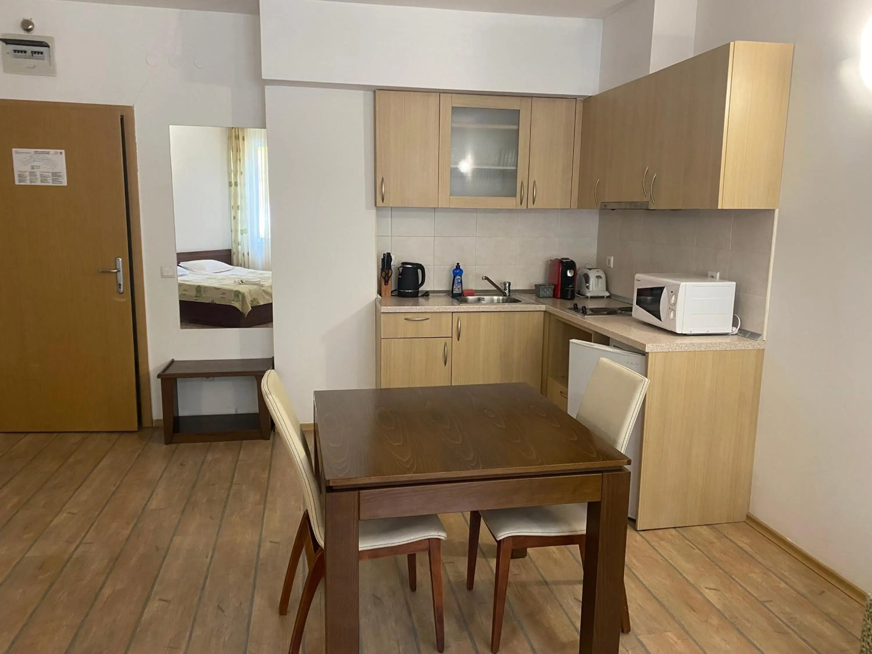 Kitchen or kitchenette in The Stream Resort Pamporovo