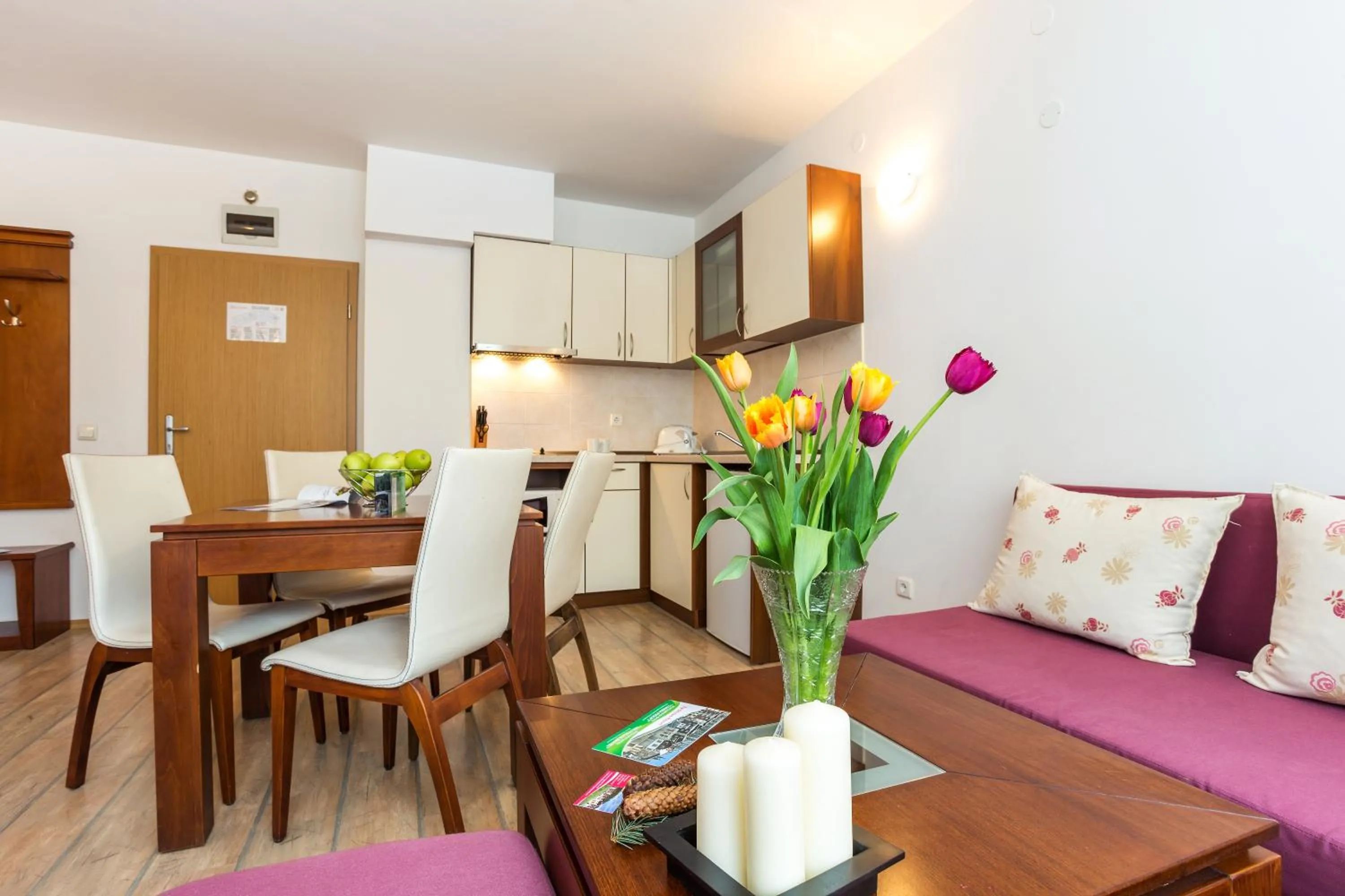 Kitchen or kitchenette in The Stream Resort Pamporovo