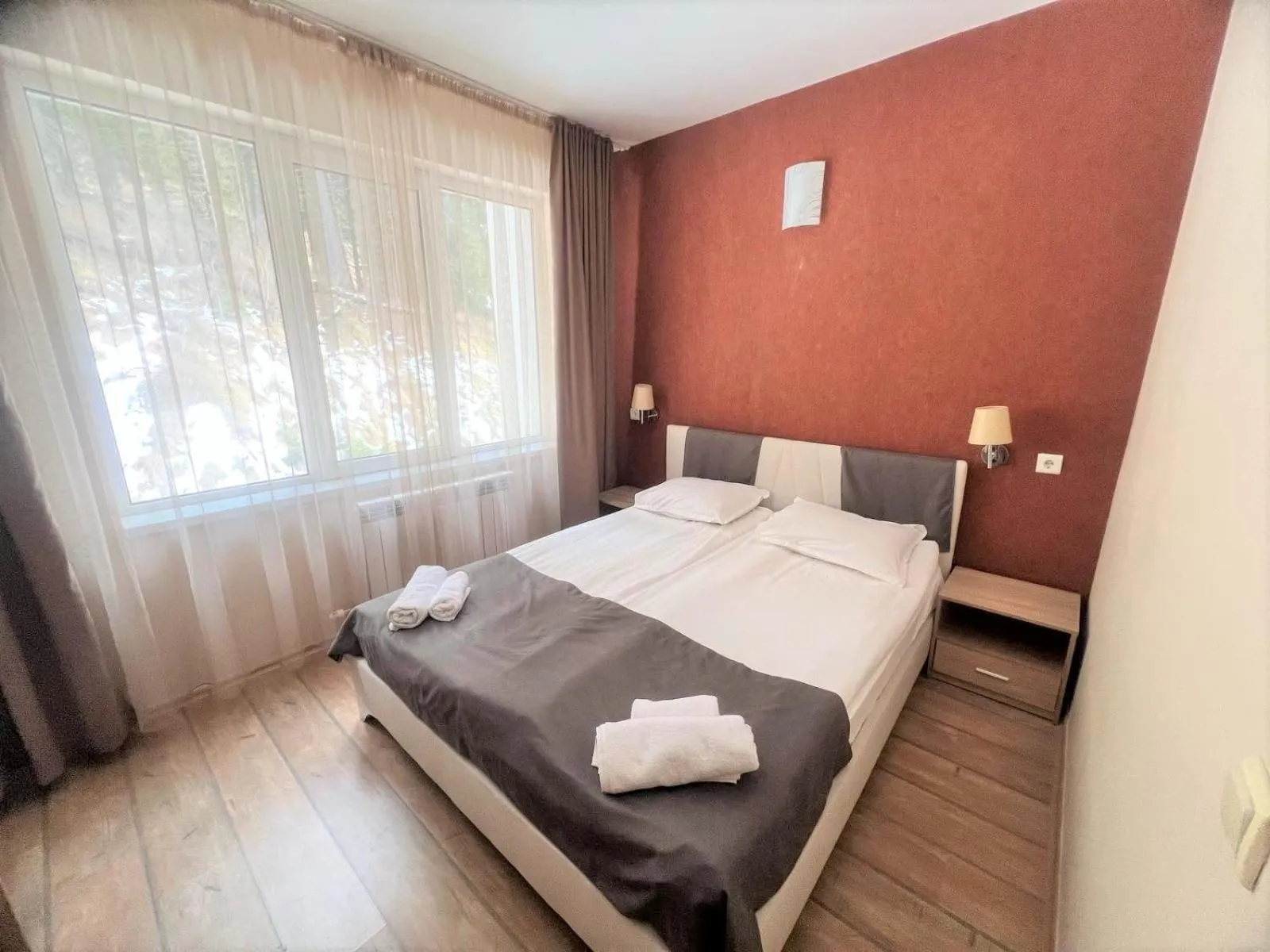 Bedroom, Bed in The Stream Resort Pamporovo