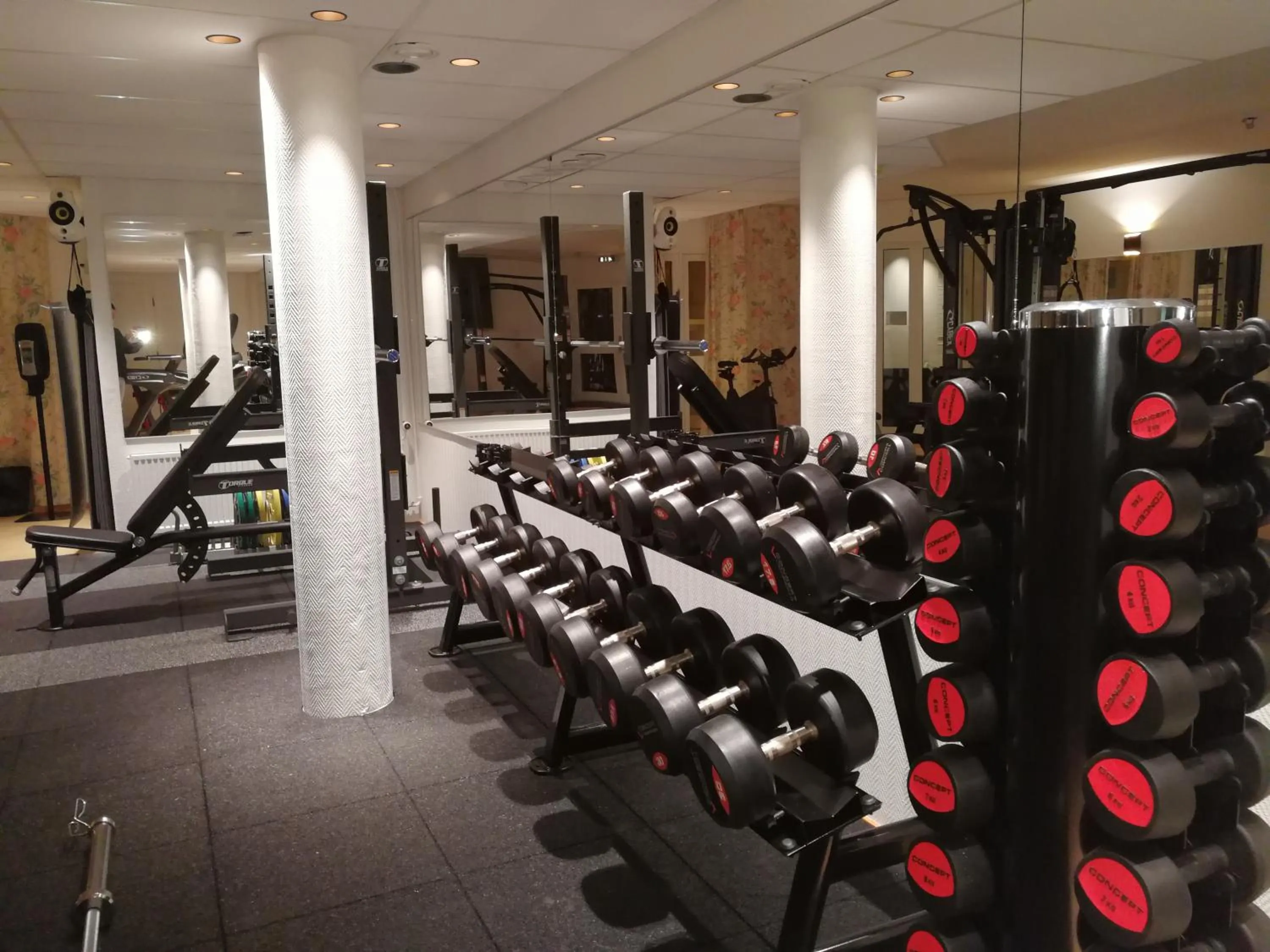 Fitness centre/facilities in Hotel Cikada