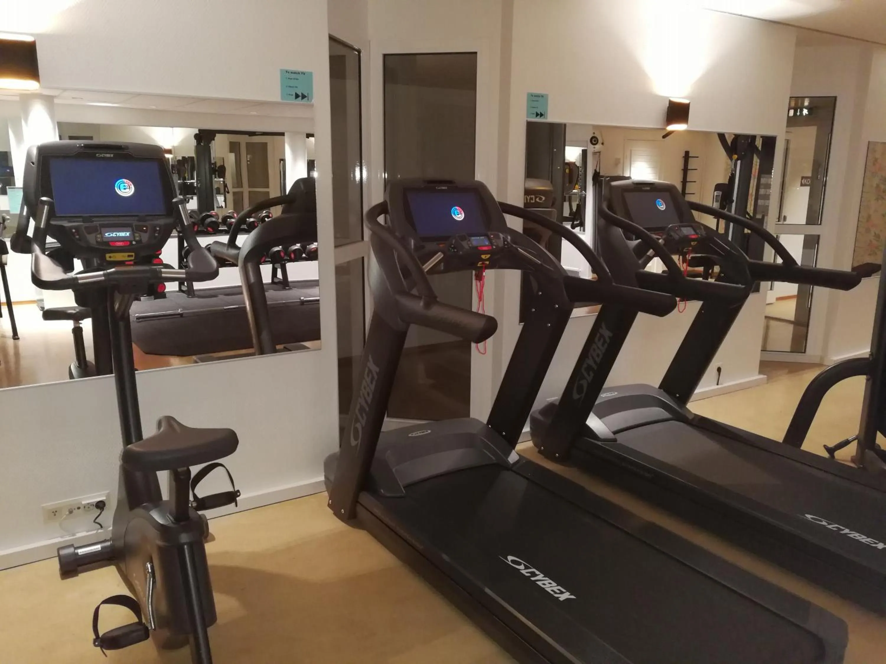 Fitness centre/facilities in Hotel Cikada