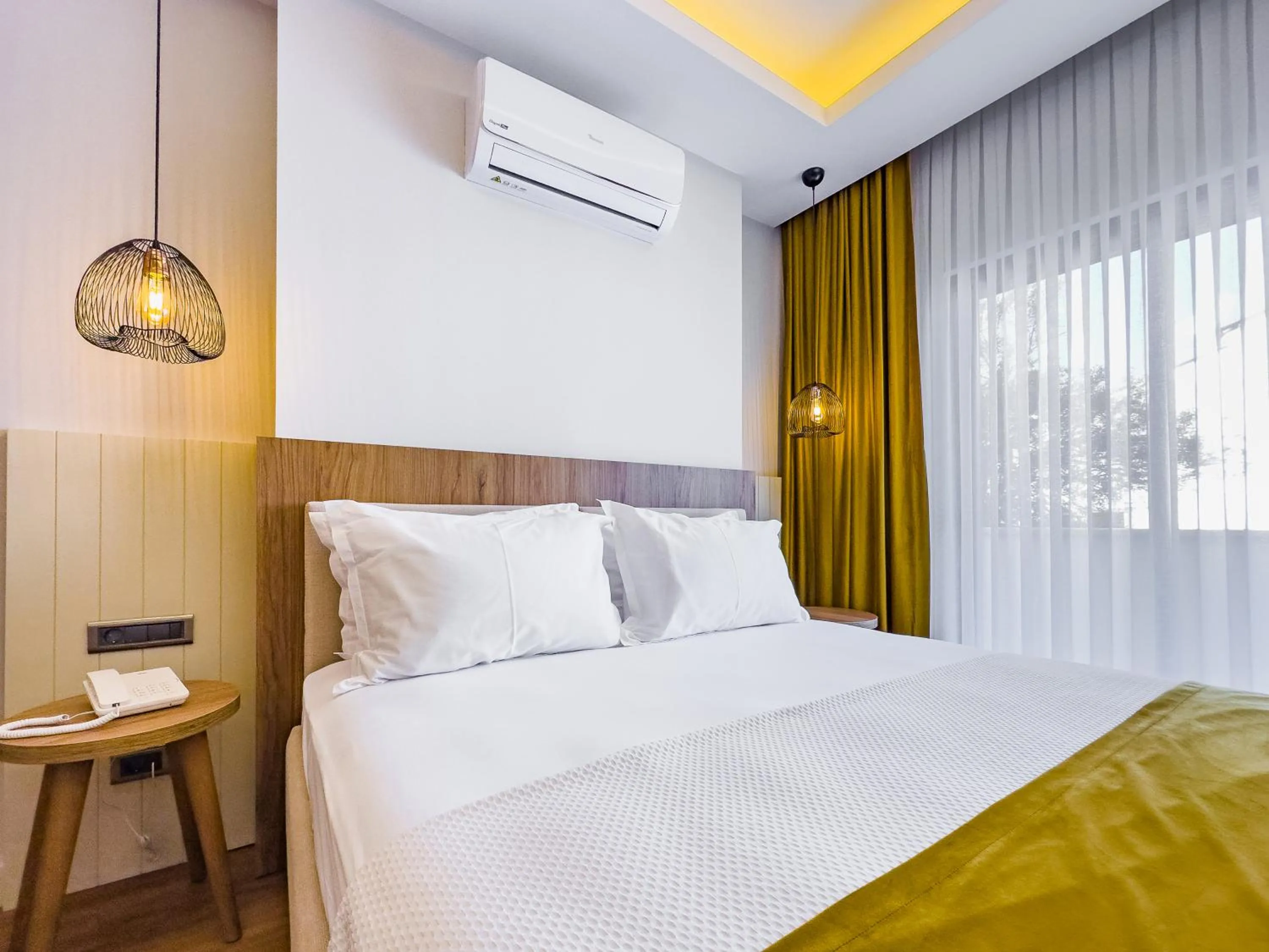 Bed in Dedeoğlu Port Hotel