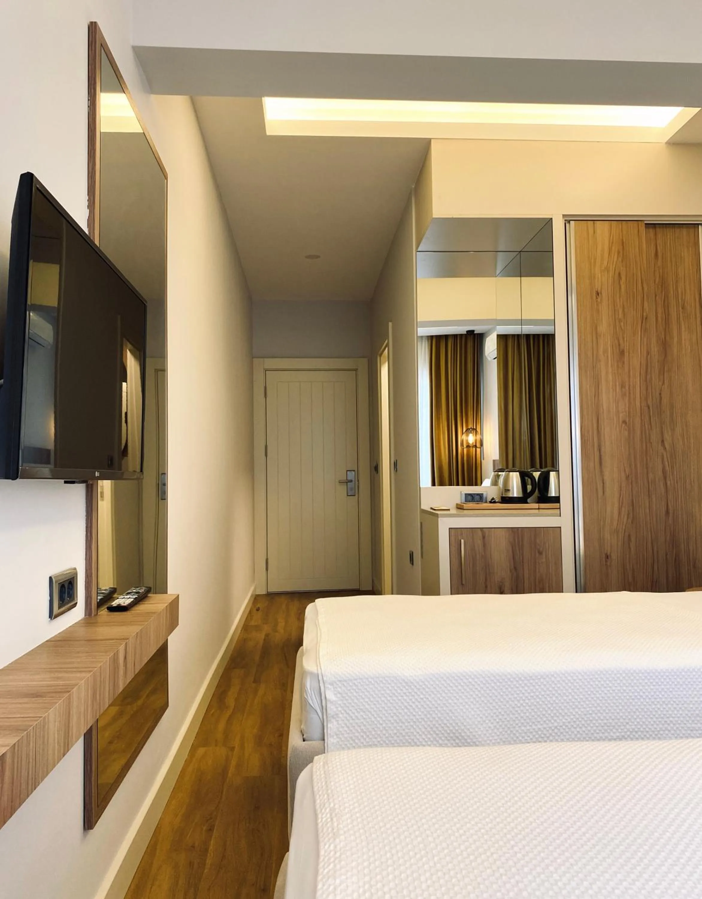 Bed in Dedeoğlu Port Hotel