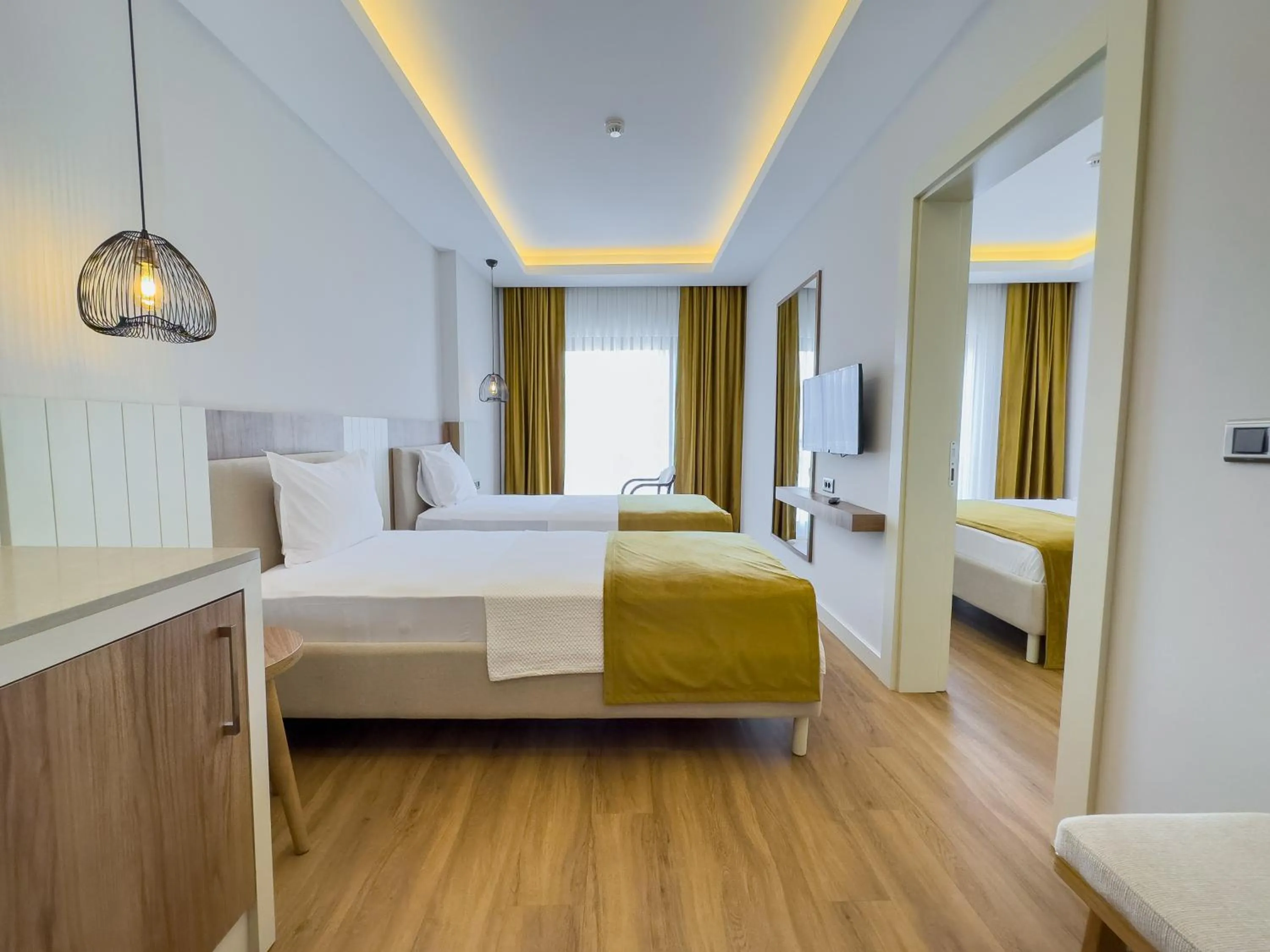 Bed in Dedeoğlu Port Hotel