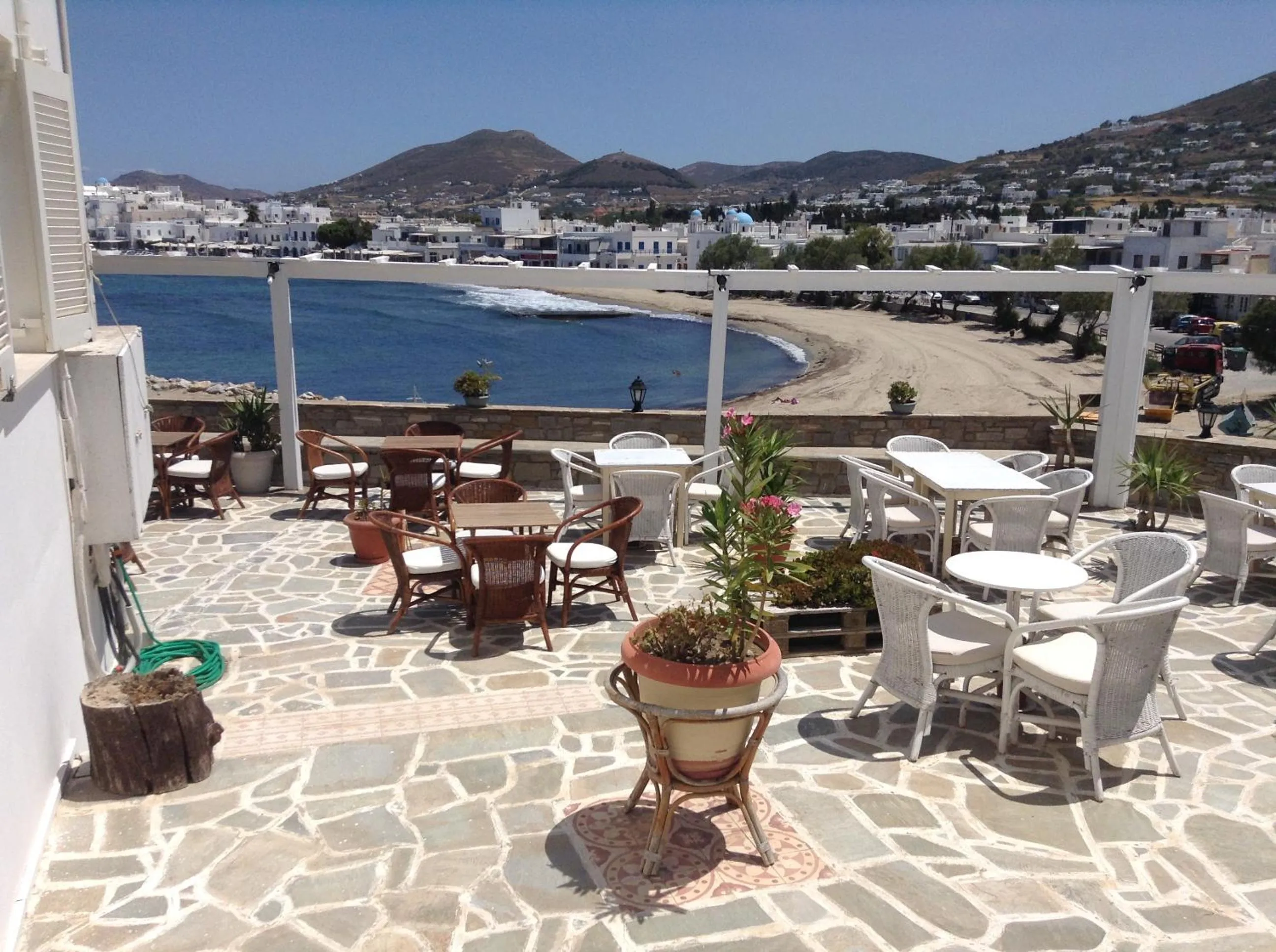 Balcony/Terrace in Pandrossos Hotel - Paros