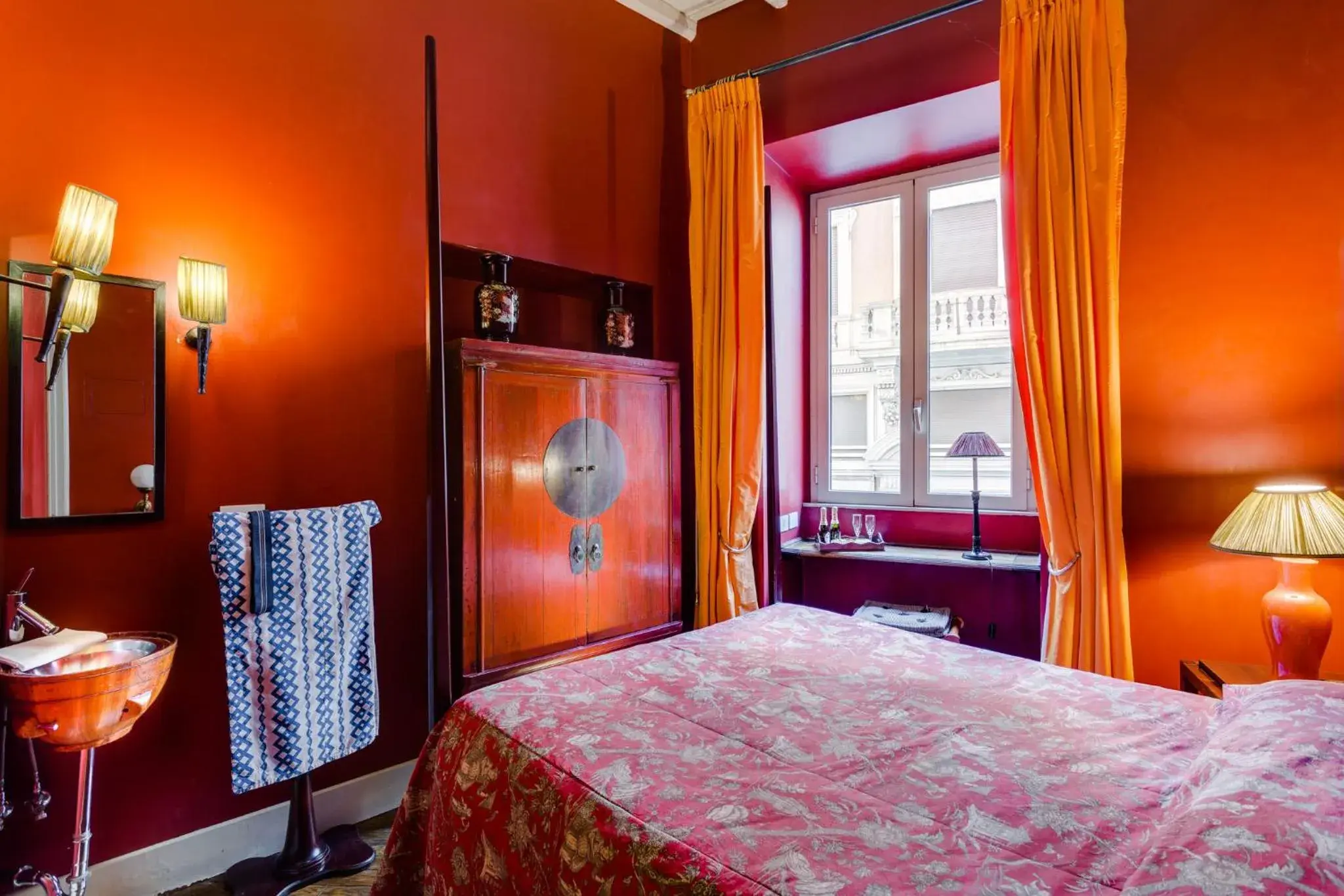 Standard Double Room with Private External Bathroom in Casa Heberart Guest House Capo le Case Standard Double Room with Private External Bathroom in Casa Heberart Guest House Capo le Case