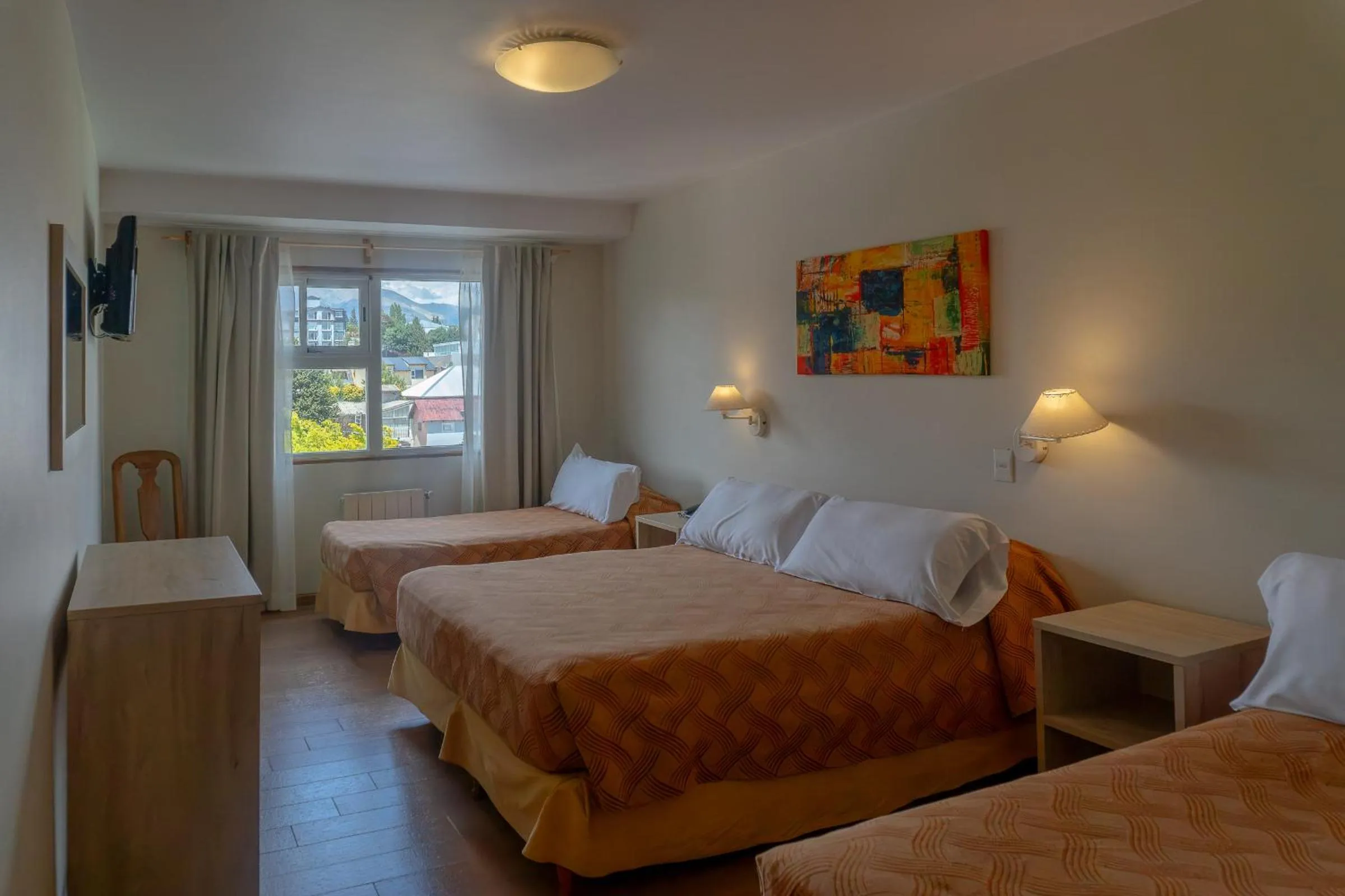 Bedroom, Bed in Patagonia Sur Hotel