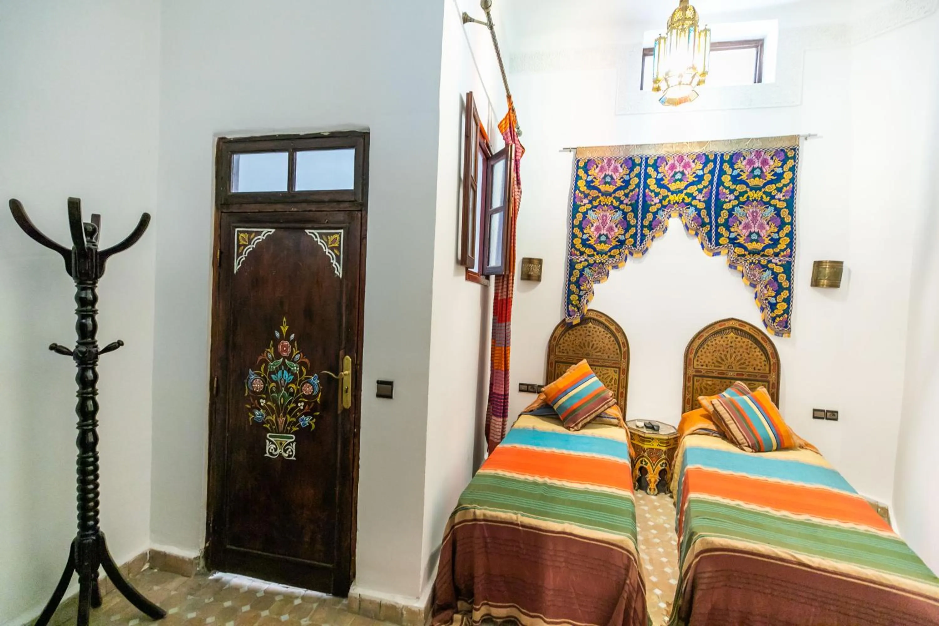 Bed in Riad Jardin Chrifa