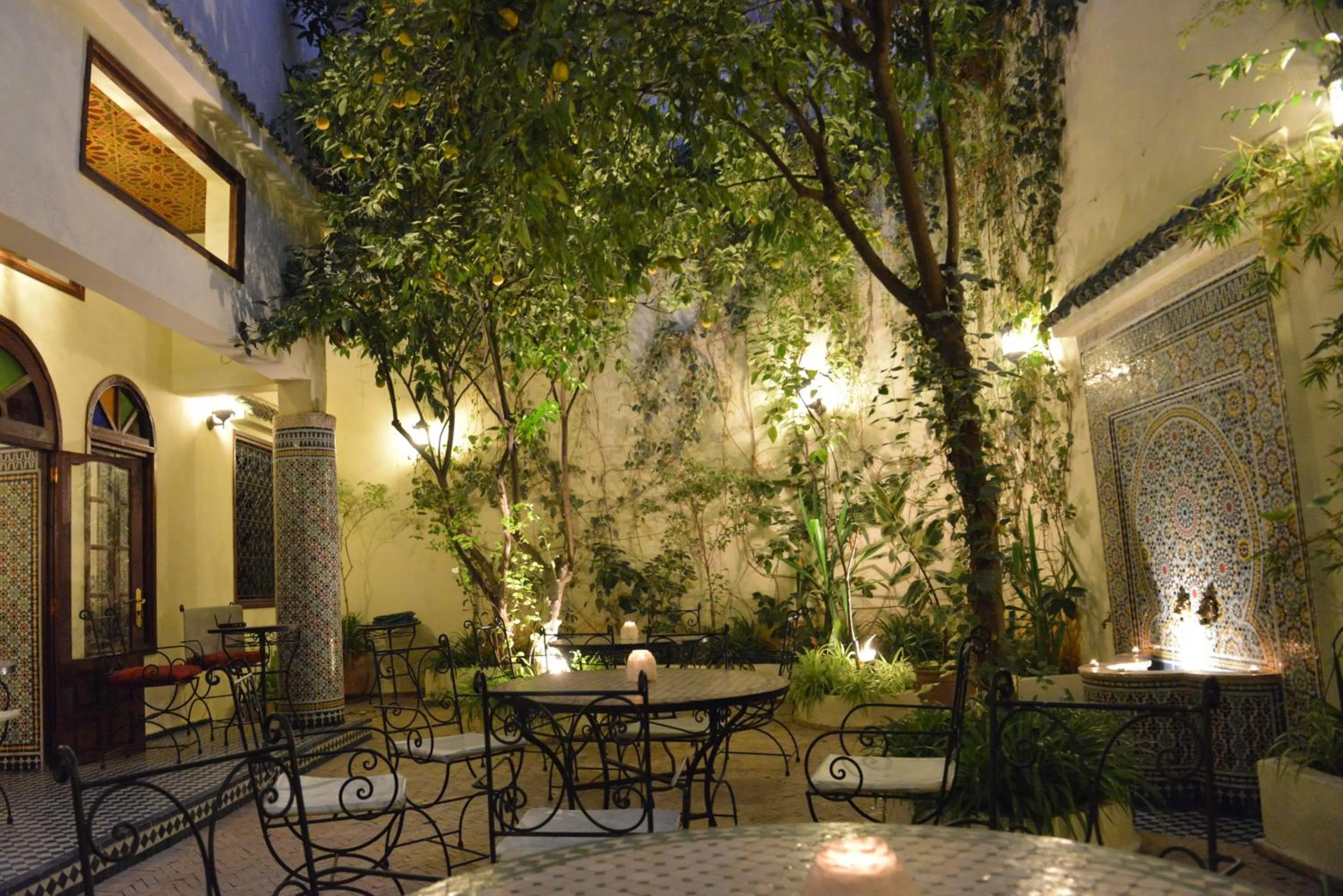 Patio in Riad Jardin Chrifa