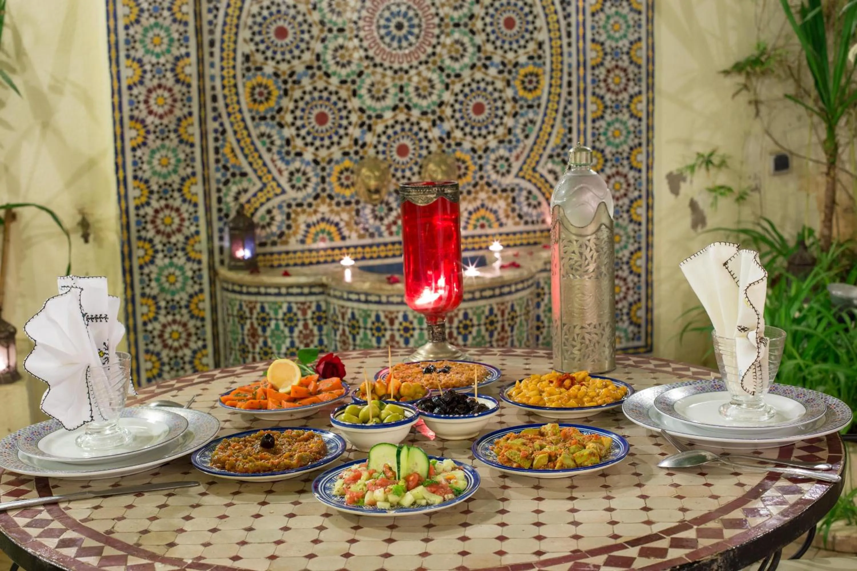 Meals in Riad Jardin Chrifa
