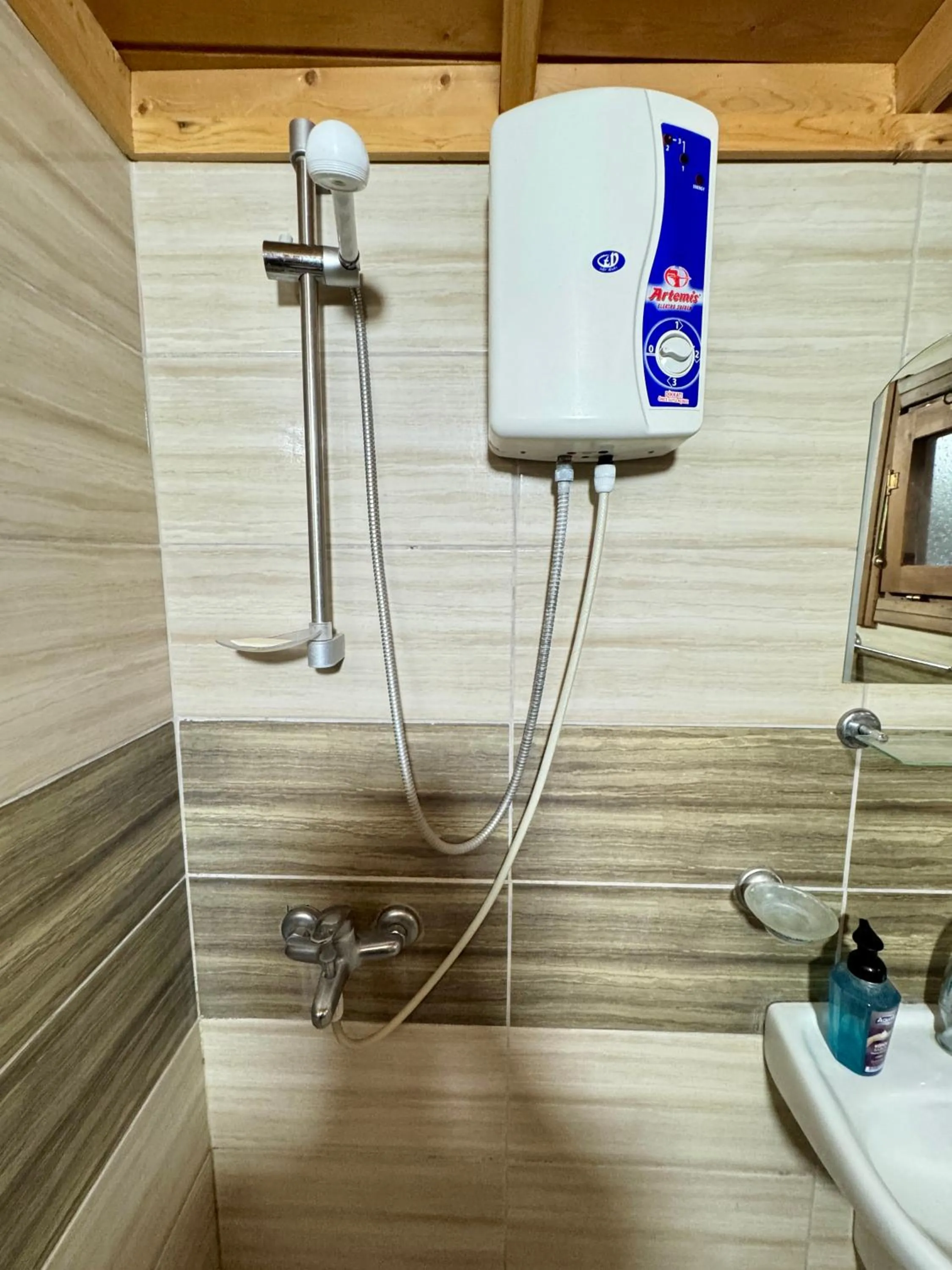 Shower in Villa Balım