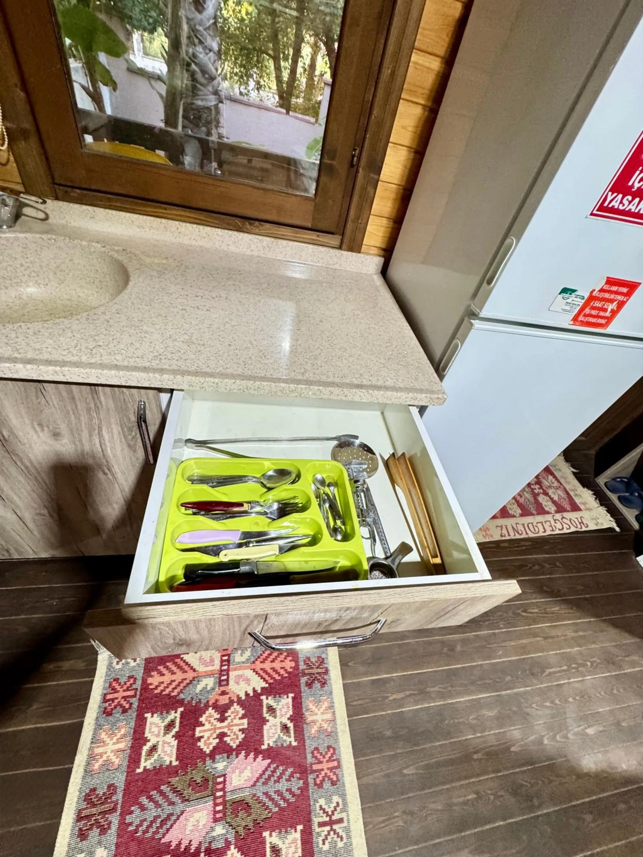 Kitchen or kitchenette in Villa Balım