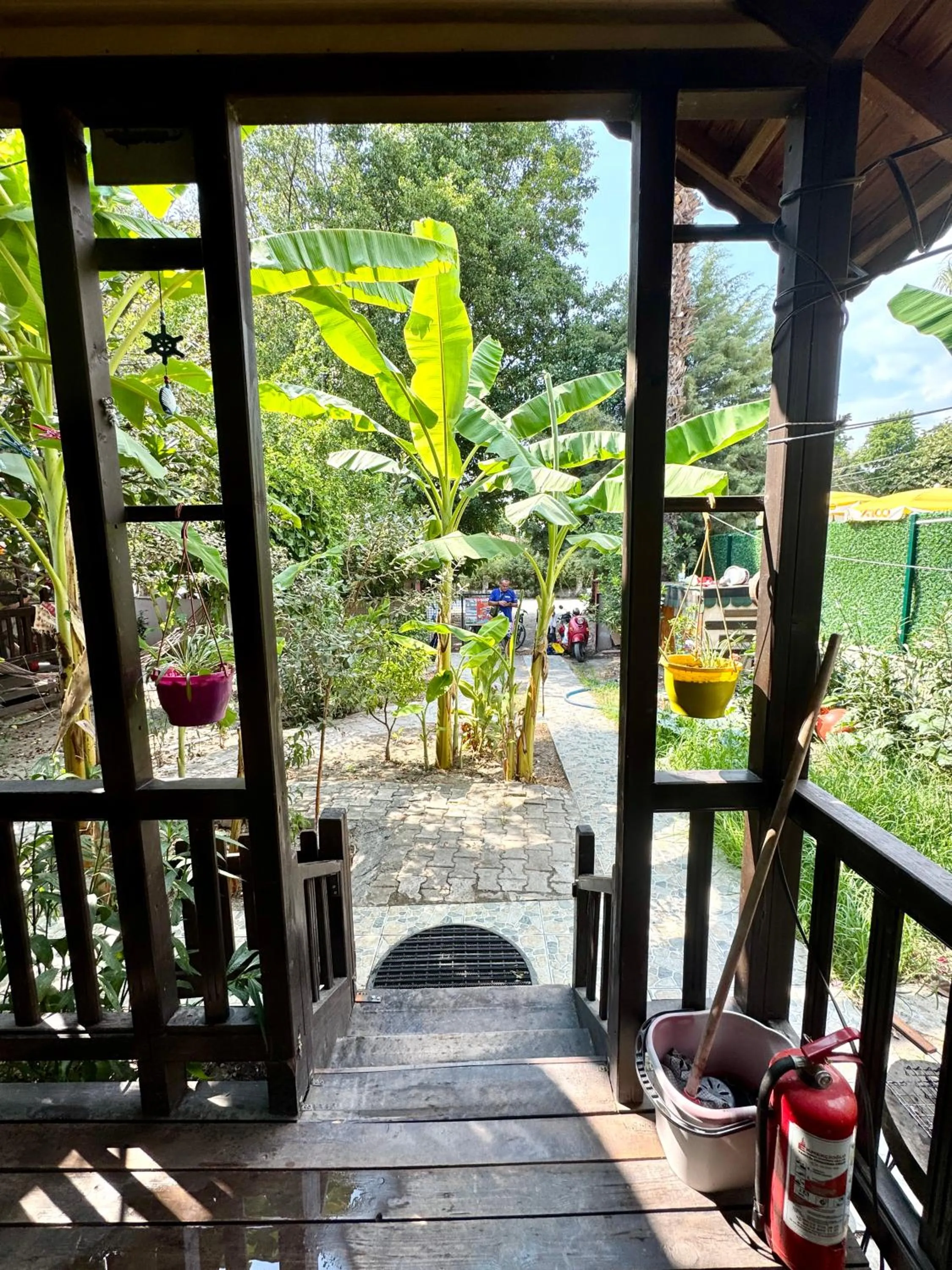 Inner courtyard view in Villa Balım