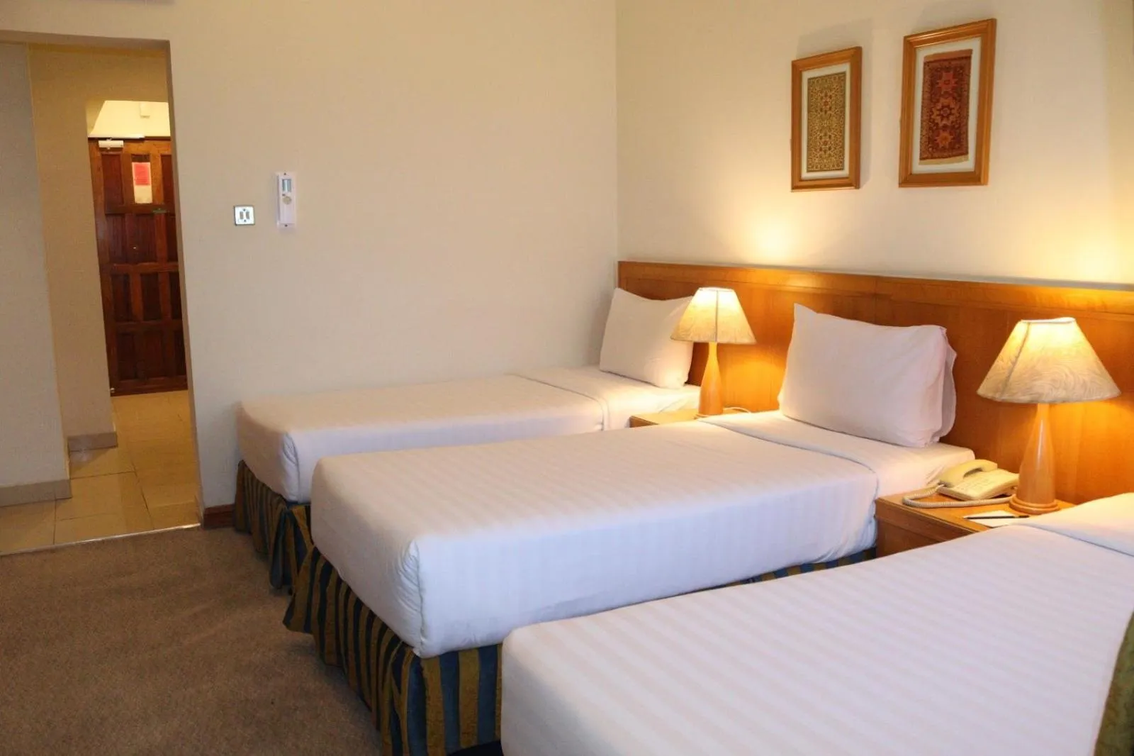 Bed in Elaf Ajyad Hotel Makkah