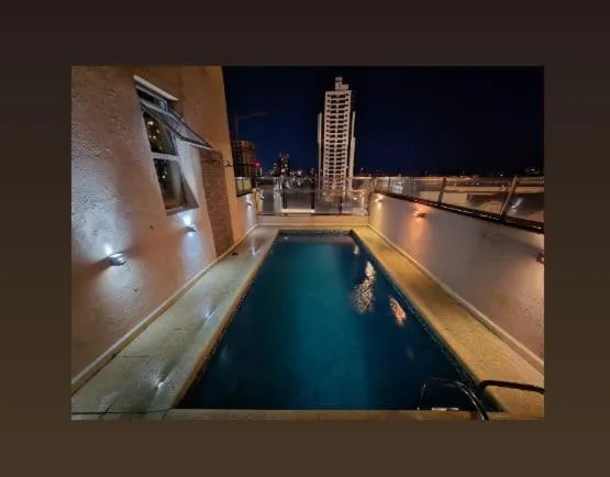 Pool view in Hotel Nontue Abasto Buenos Aires