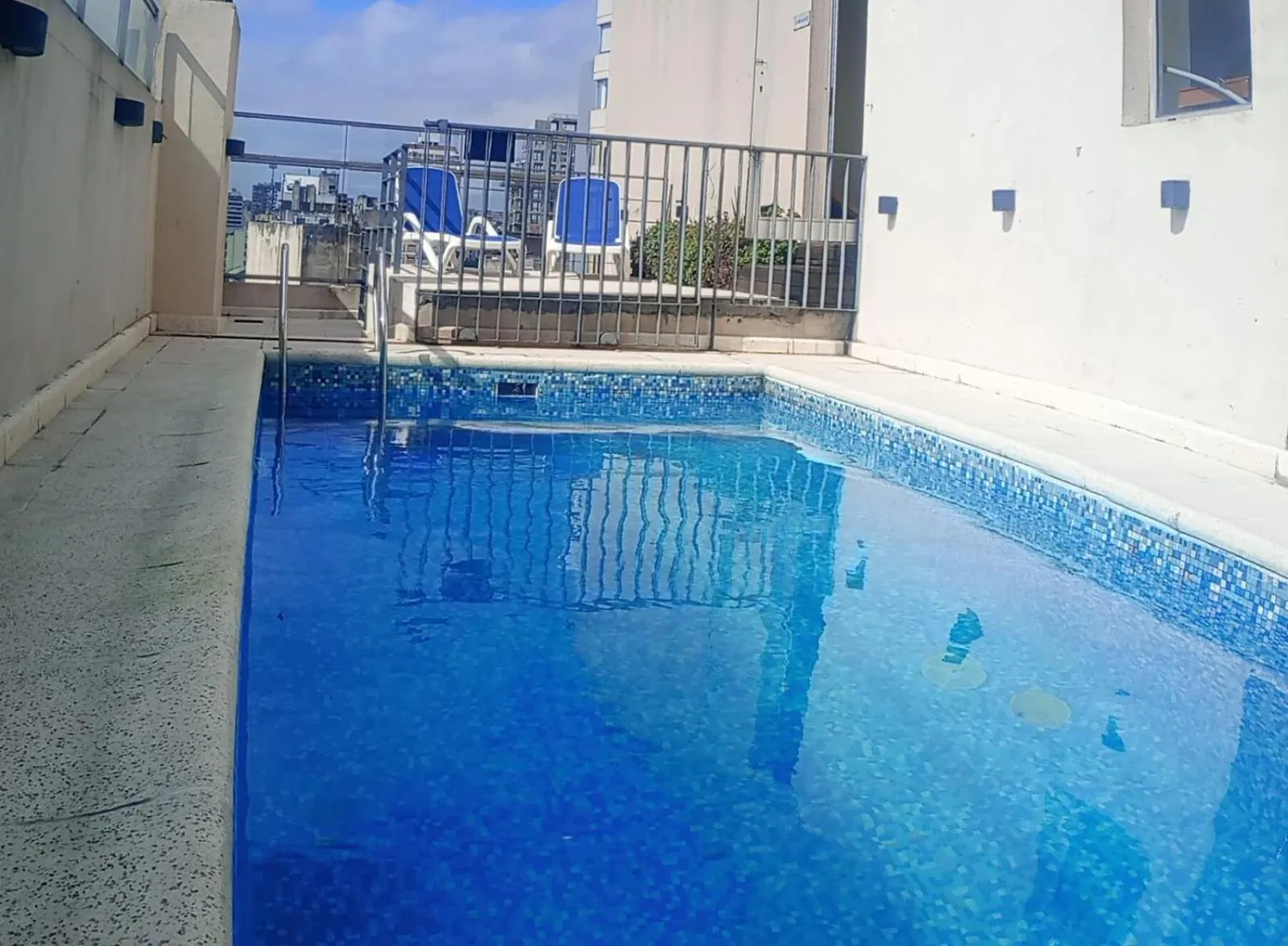 Pool view in Hotel Nontue Abasto Buenos Aires