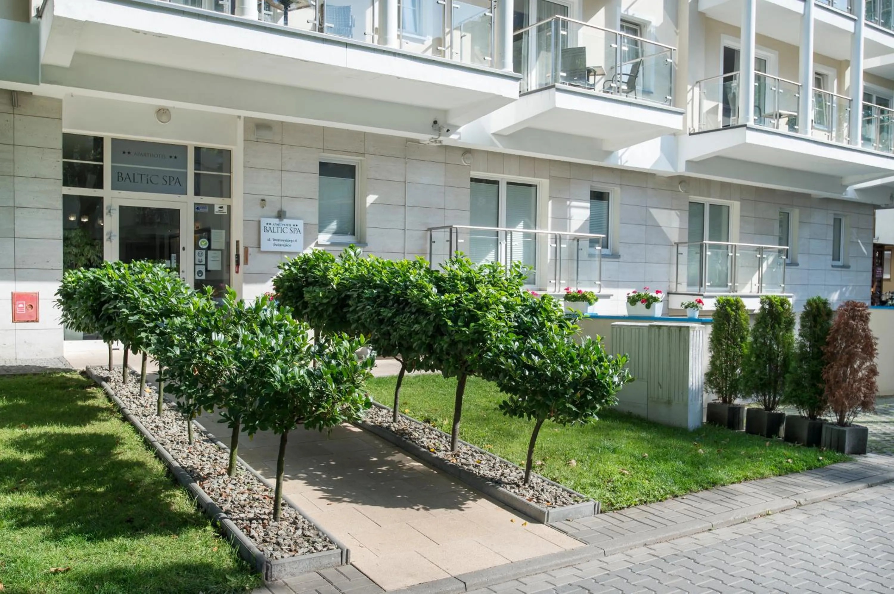 Facade/entrance in Aparthotel Baltic Spa