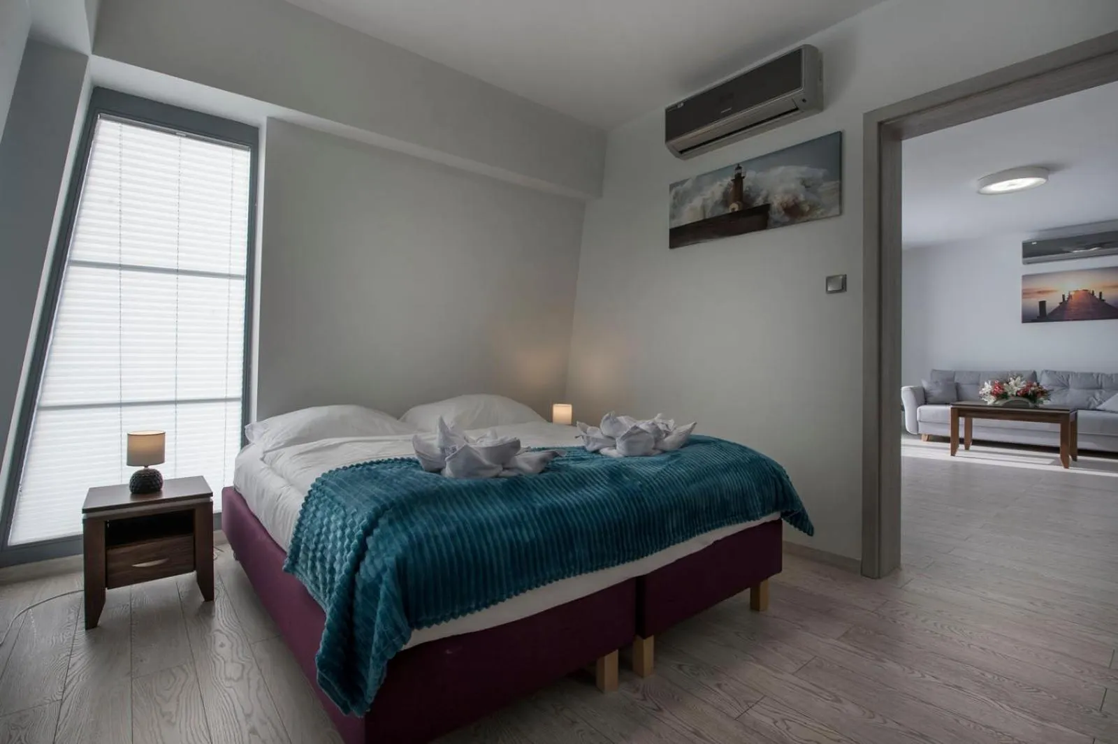 Bedroom, Bed in Aparthotel Baltic Spa