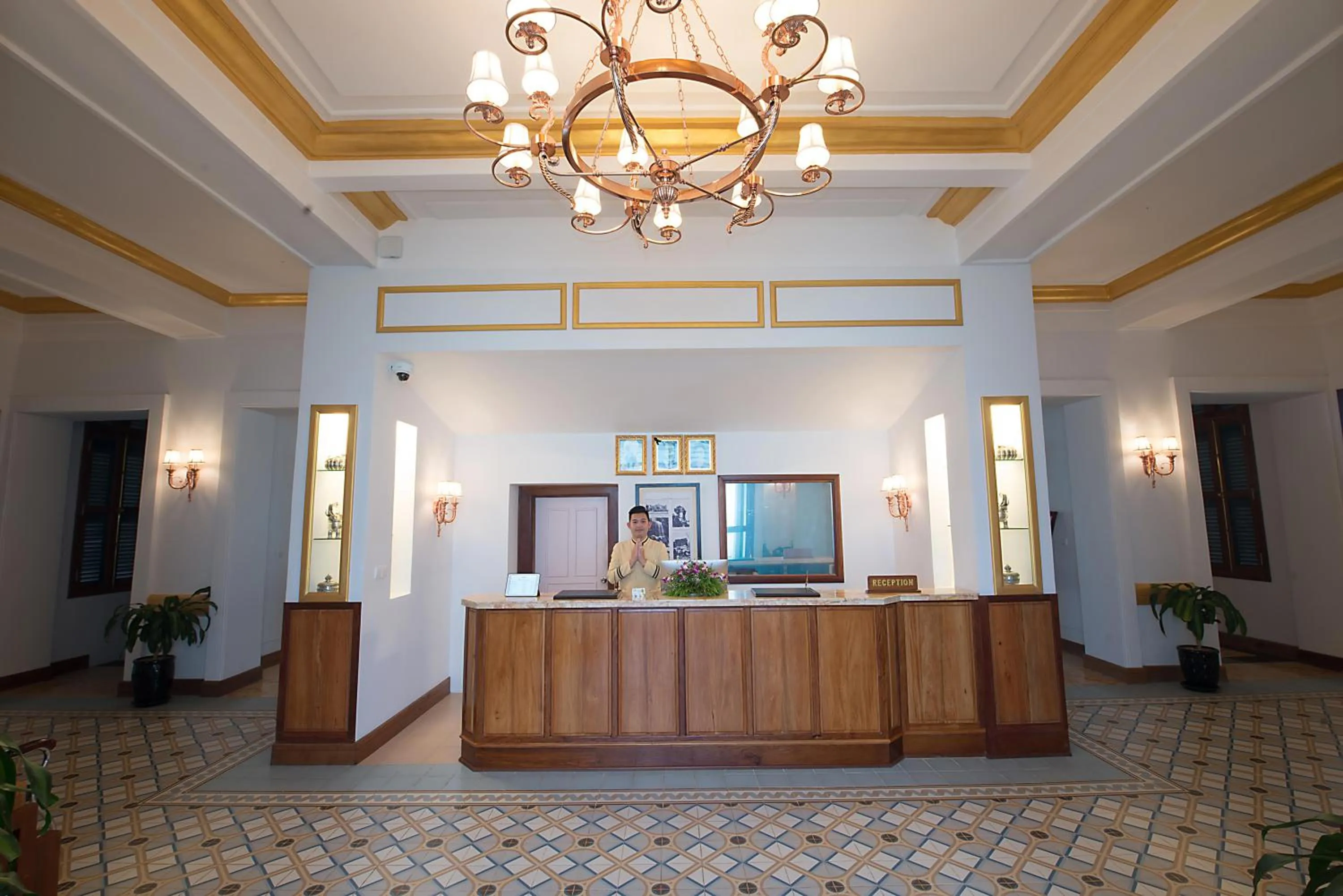 Lobby or reception in Le Bokor Palace