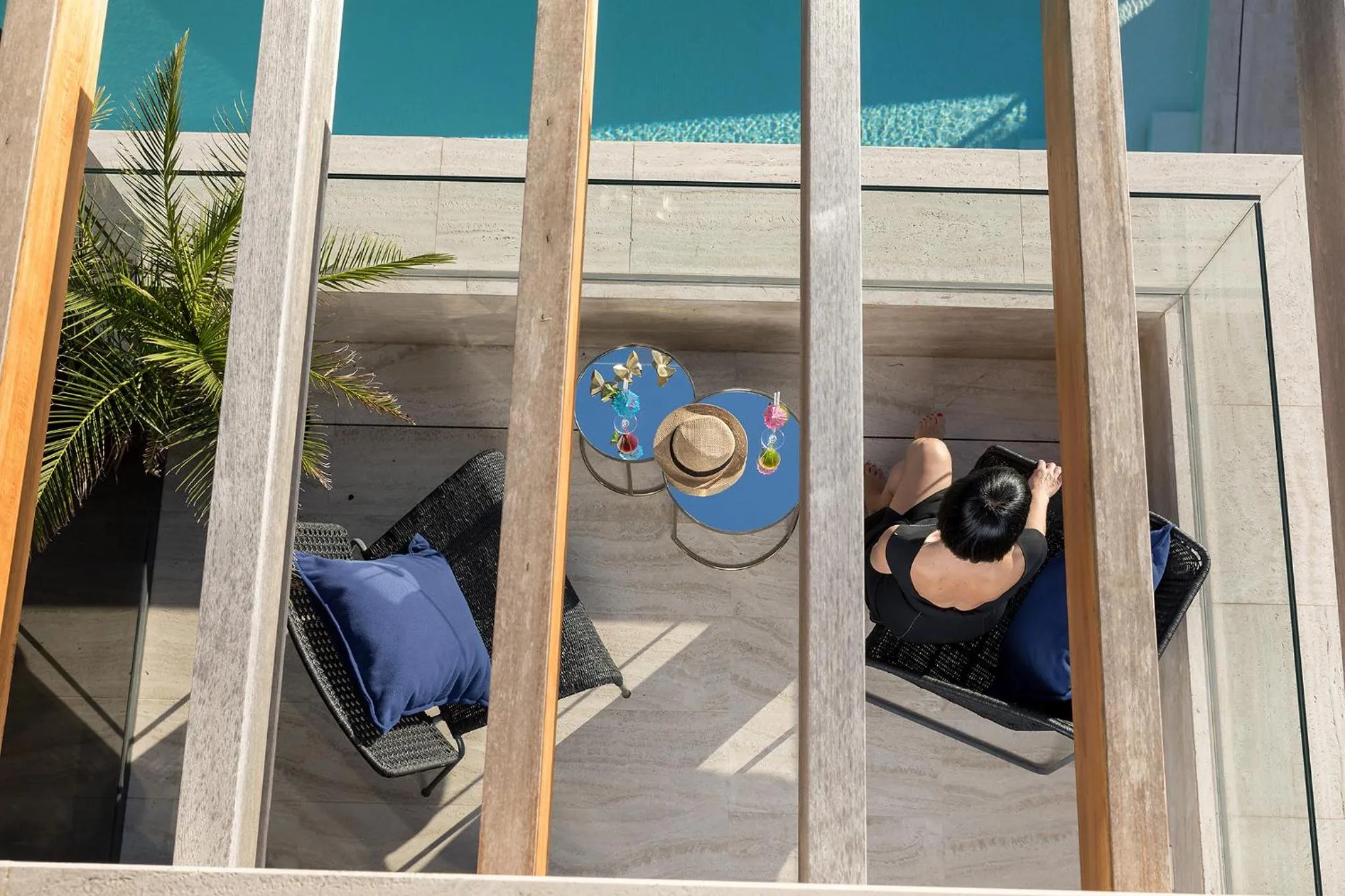 Balcony/Terrace in Boutique Hotel Valsabbion