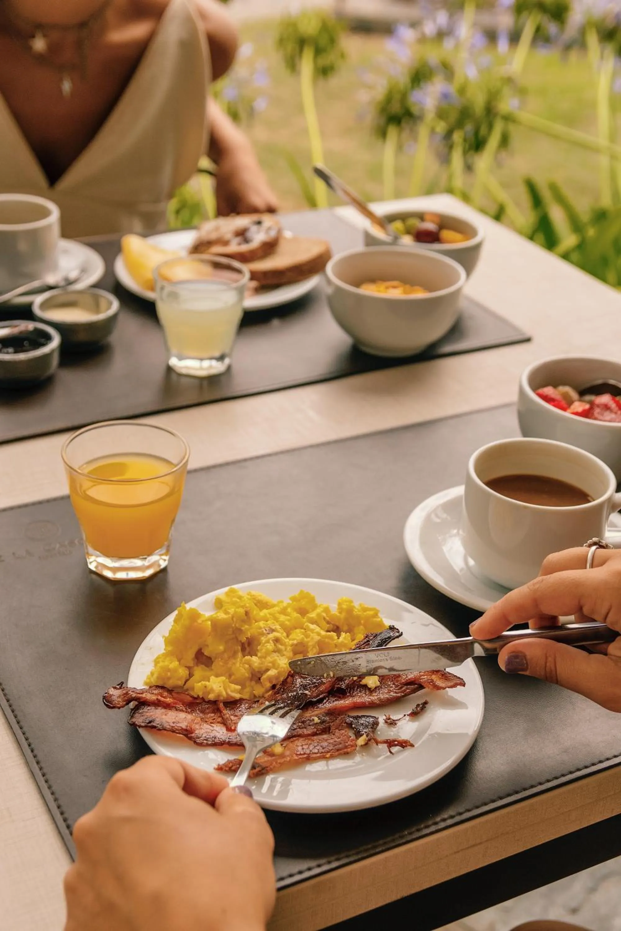 Breakfast in Hostería & Spa De La Cascada