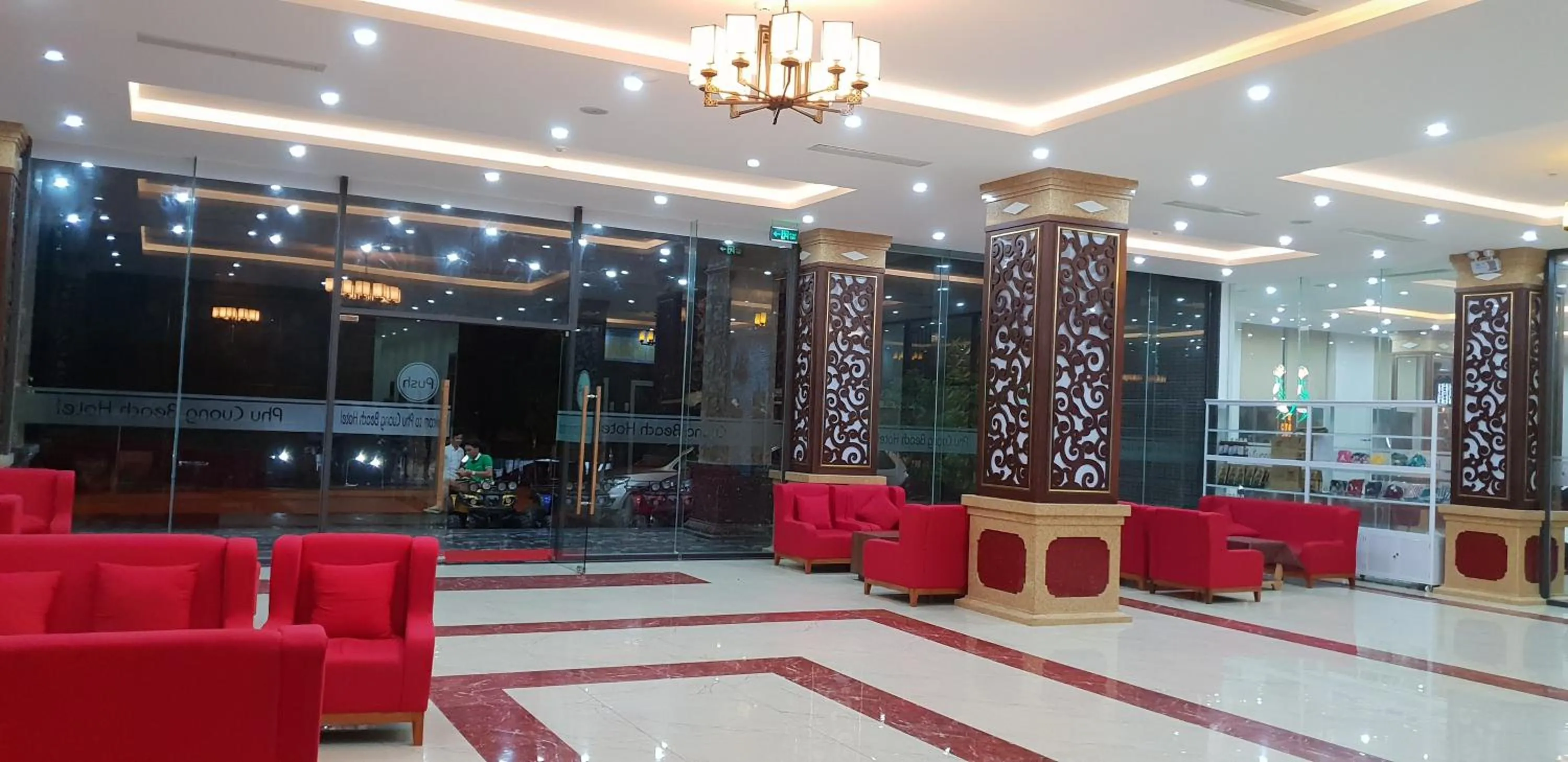 Facade/entrance in Phu Cuong Beach Hotel