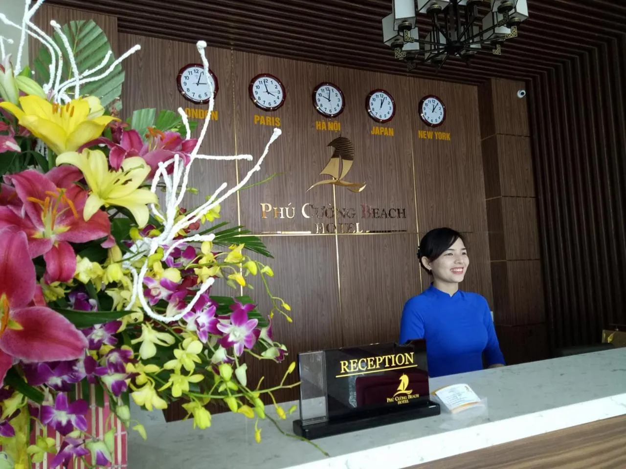 Lobby or reception in Phu Cuong Beach Hotel