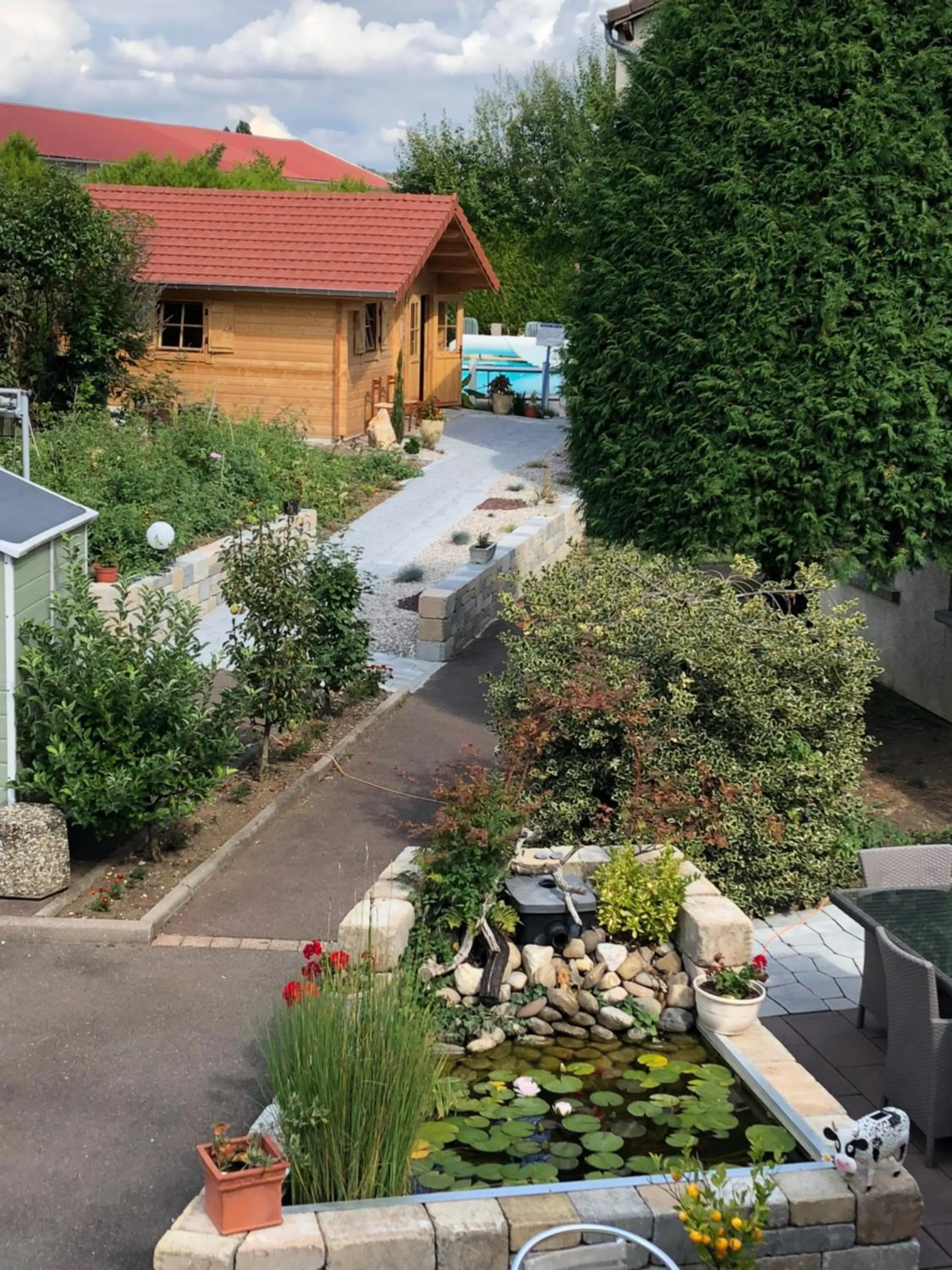 Patio in Les Tilleuls Montbeliard Sud Audincourt