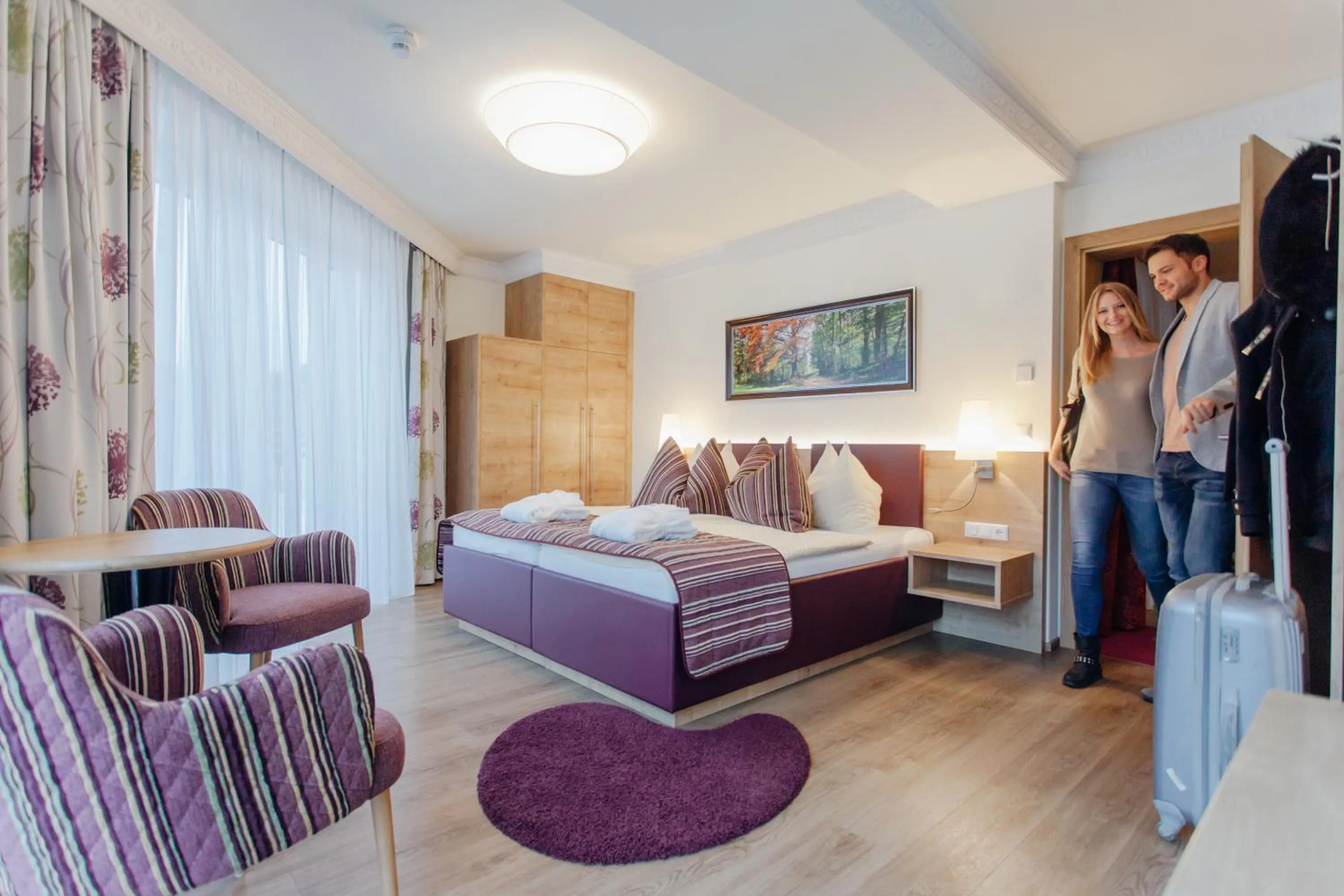 Bed in Wellnesshotel Aumühle