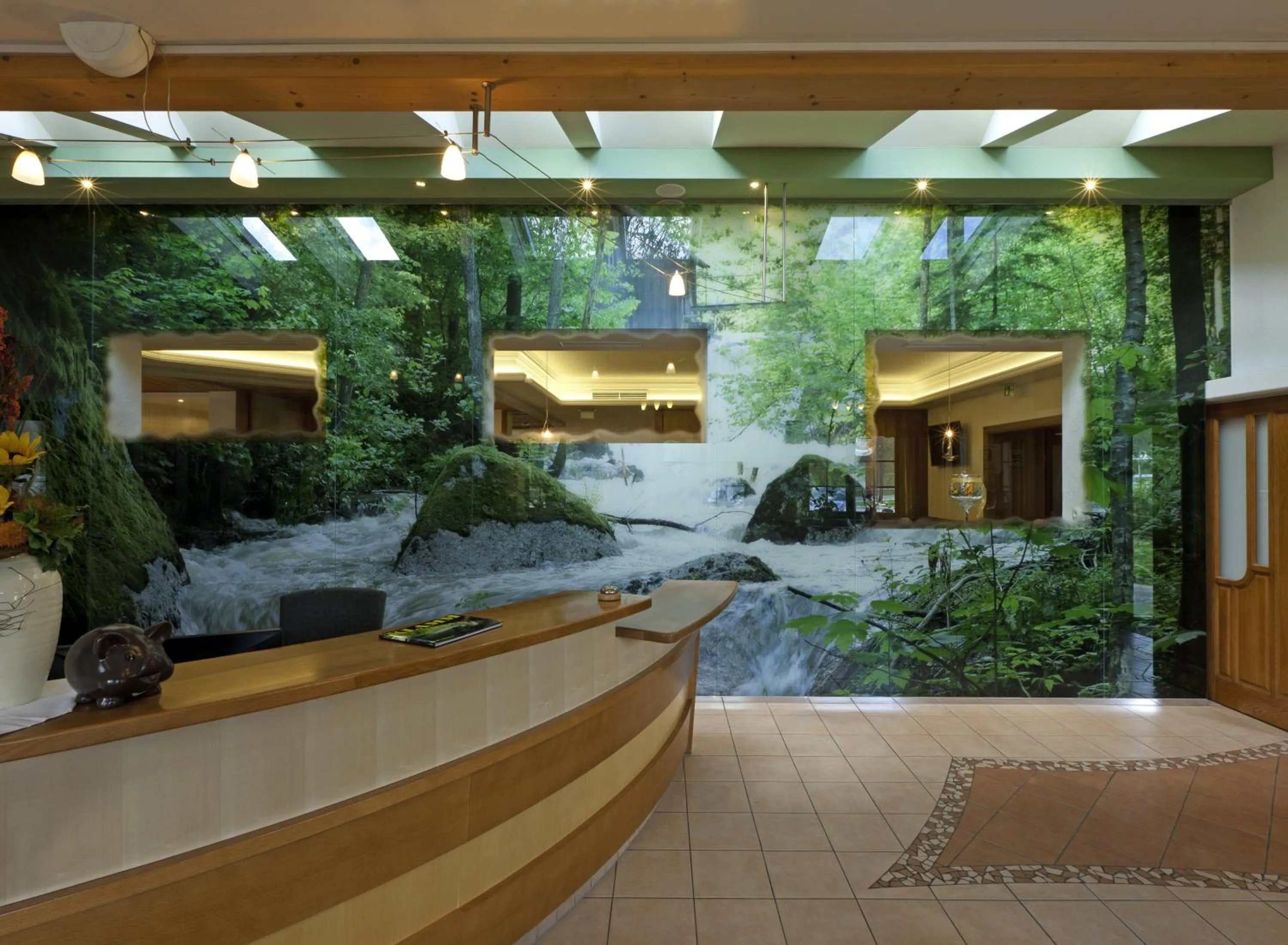 Lobby or reception in Wellnesshotel Aumühle
