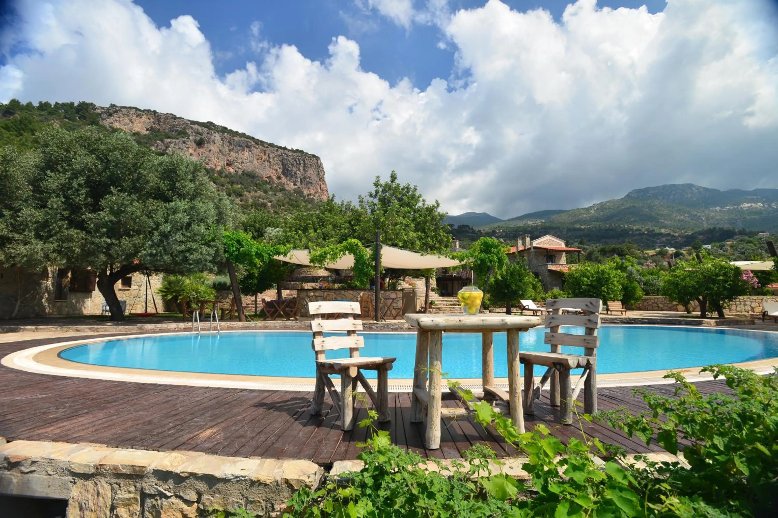 Swimming pool in Zephyros Hotel