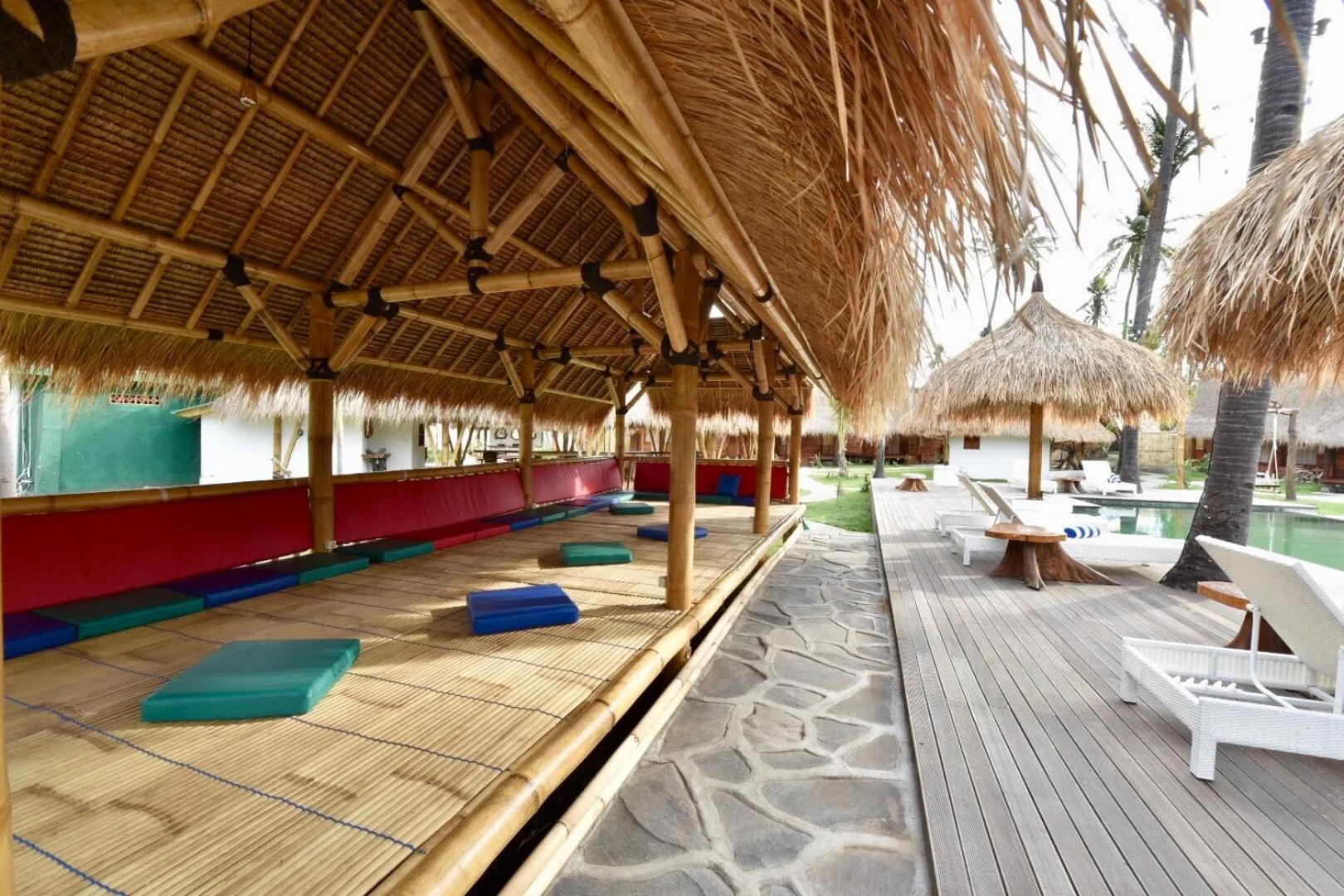 Communal lounge/ TV room in Beranda Ecolodge