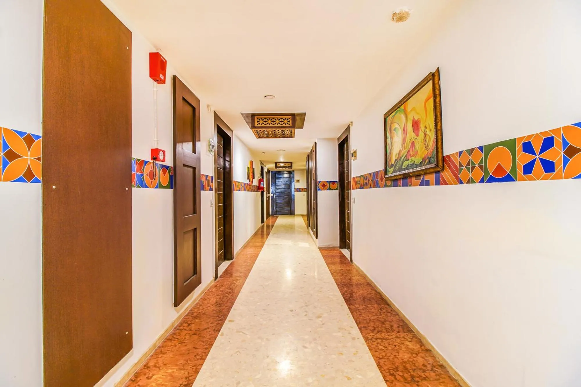Lobby or reception in FabHotel White Klove - Nr New Delhi Railway Station