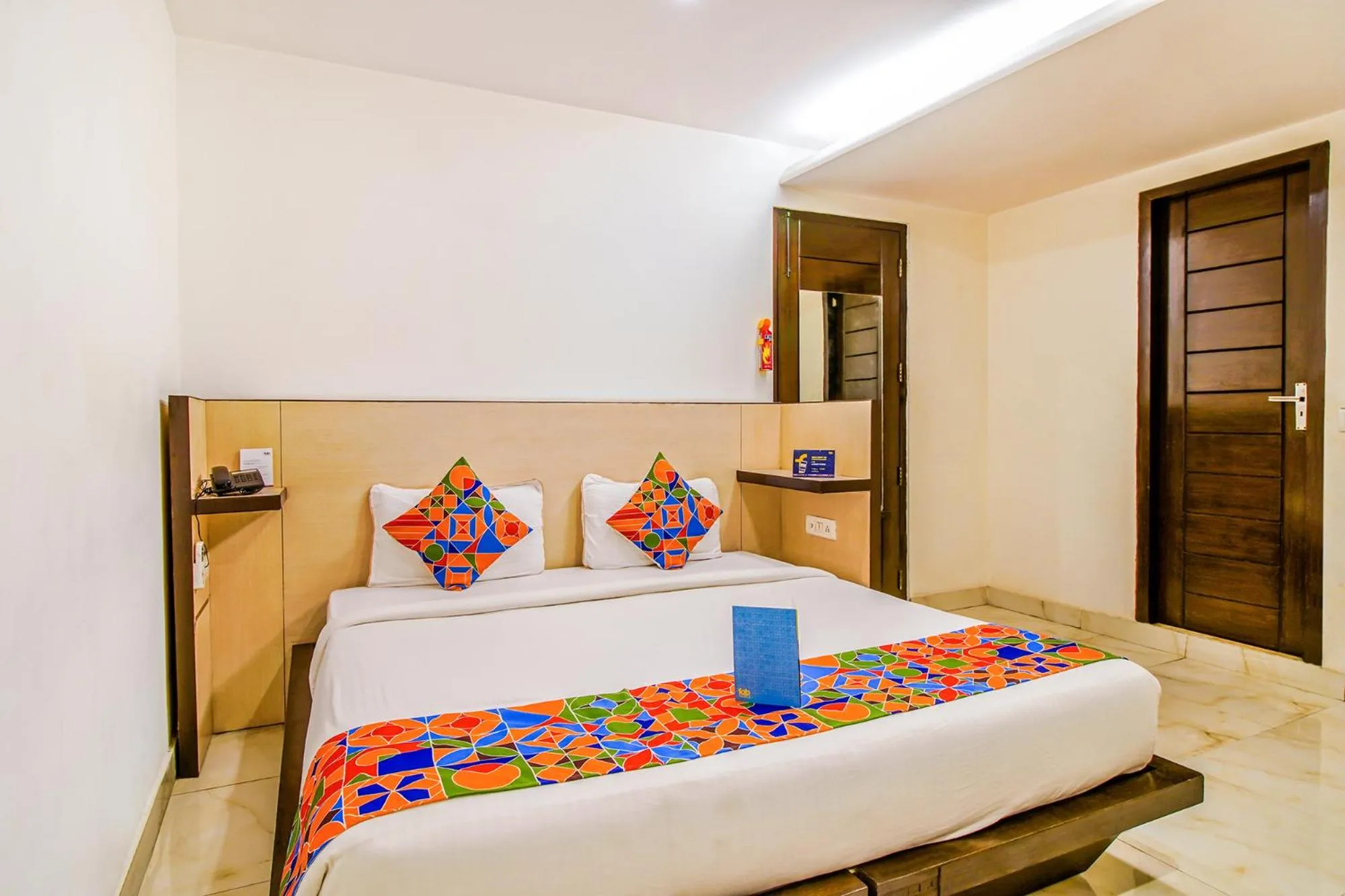 Bedroom, Bed in FabHotel White Klove - Nr New Delhi Railway Station