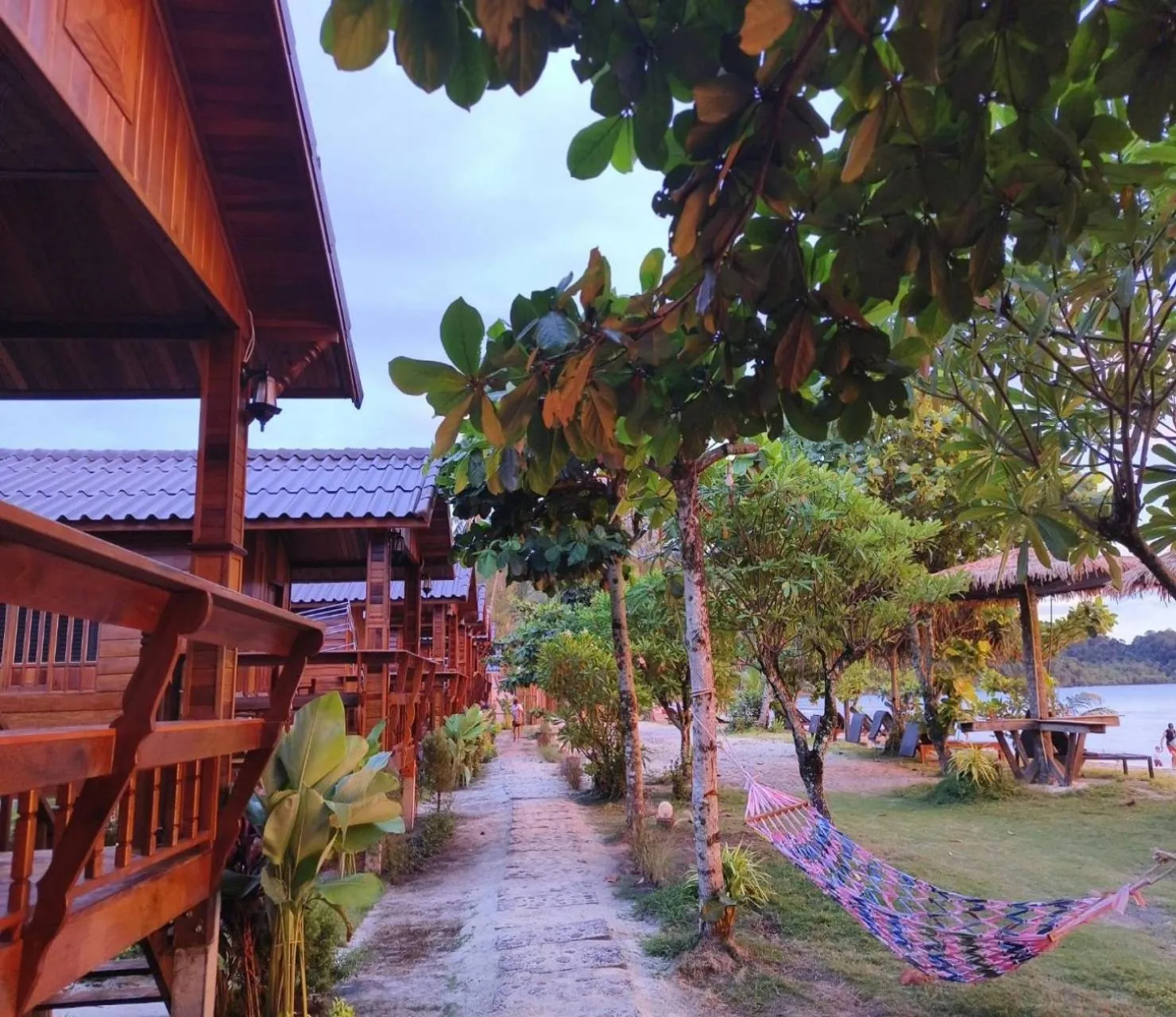 Garden view in I-Lay House Koh Kood