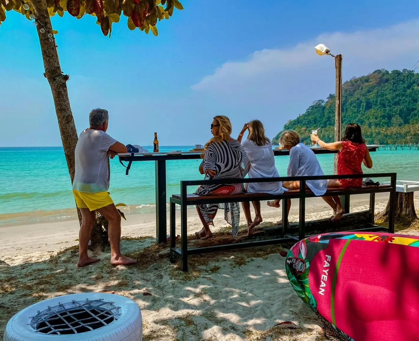 Dining area in I-Lay House Koh Kood