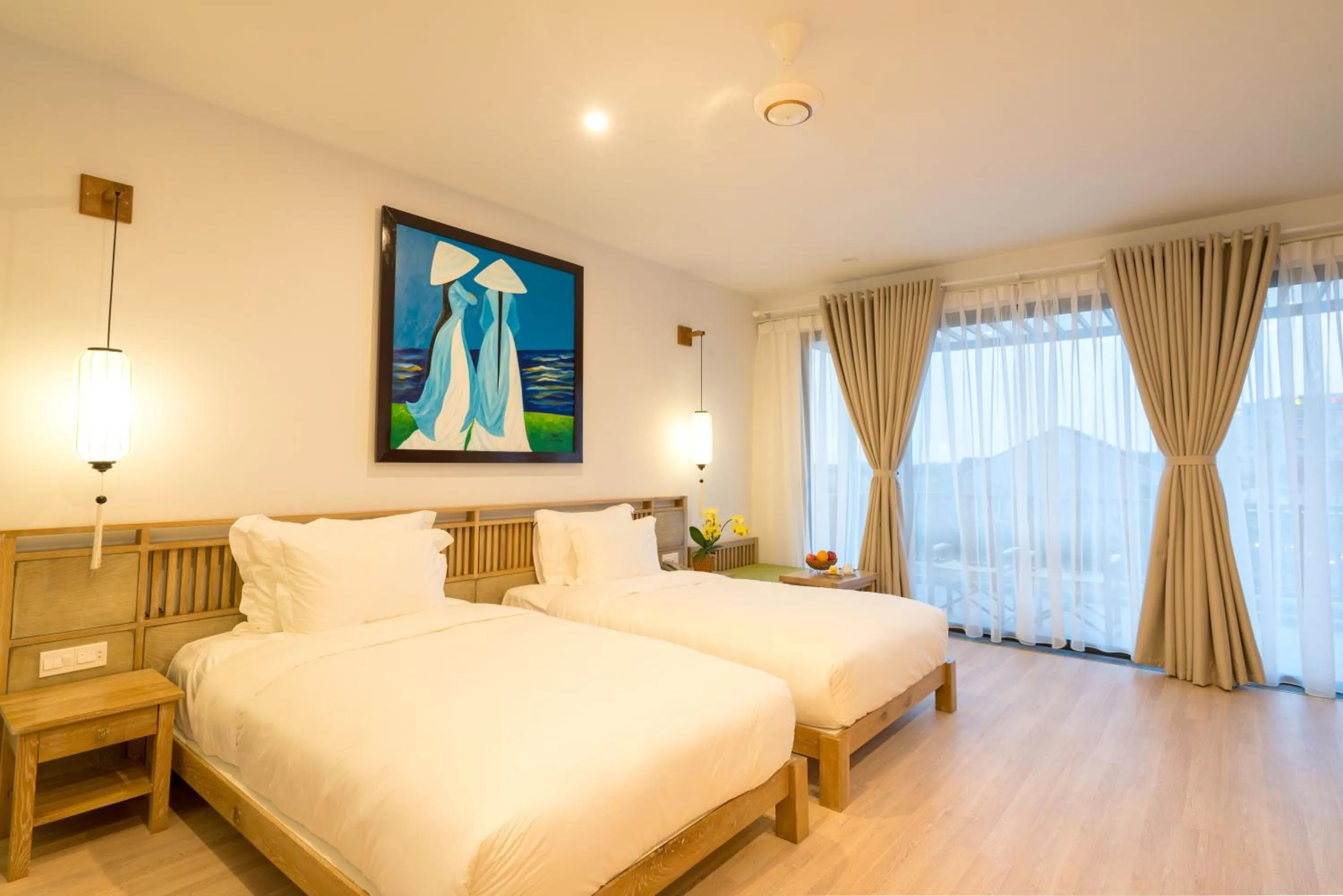 Photo of the whole room, Bed in ZEN Boutique Hoi An - Eco-Friendly Villa