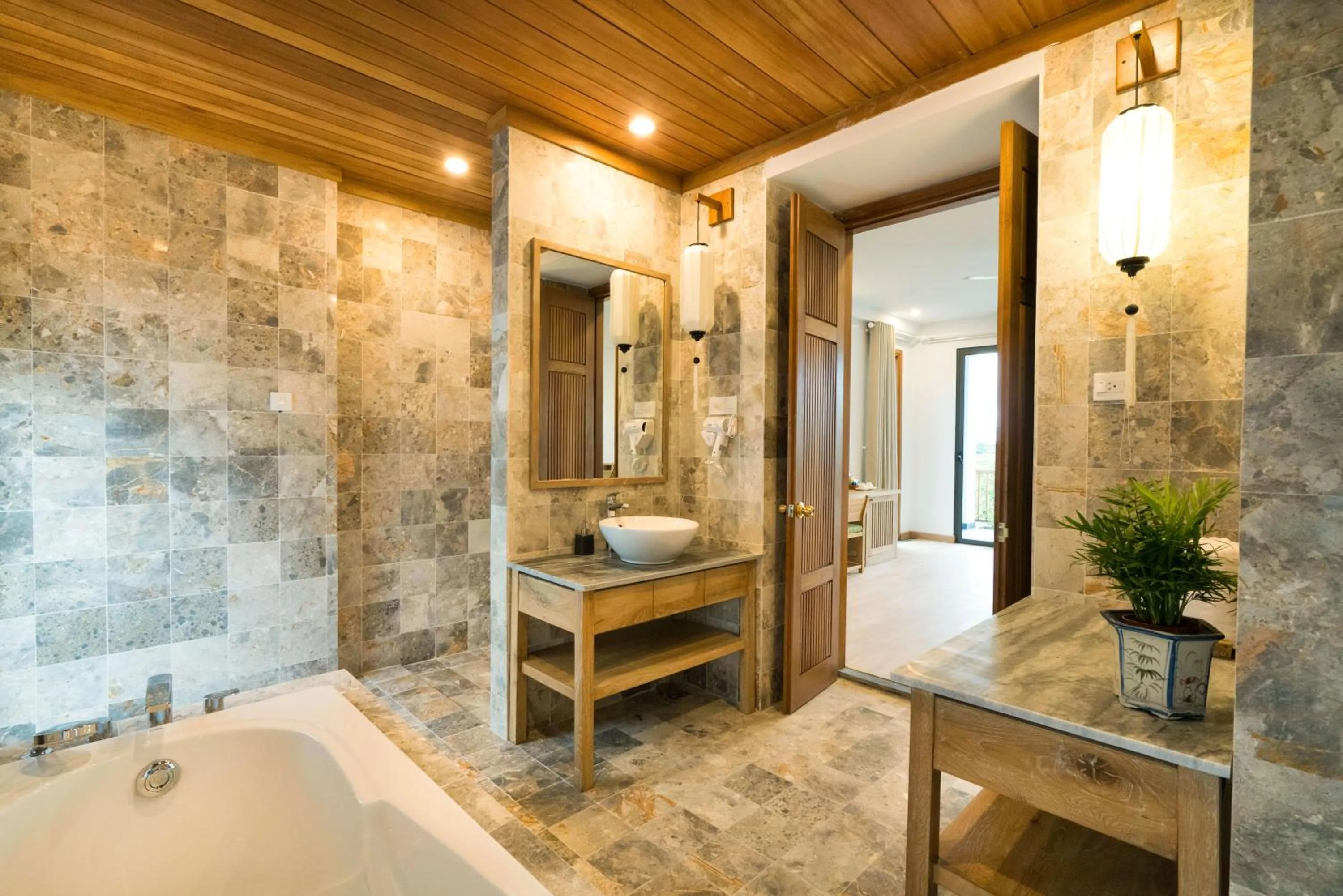 Bathroom in ZEN Boutique Hoi An - Eco-Friendly Villa
