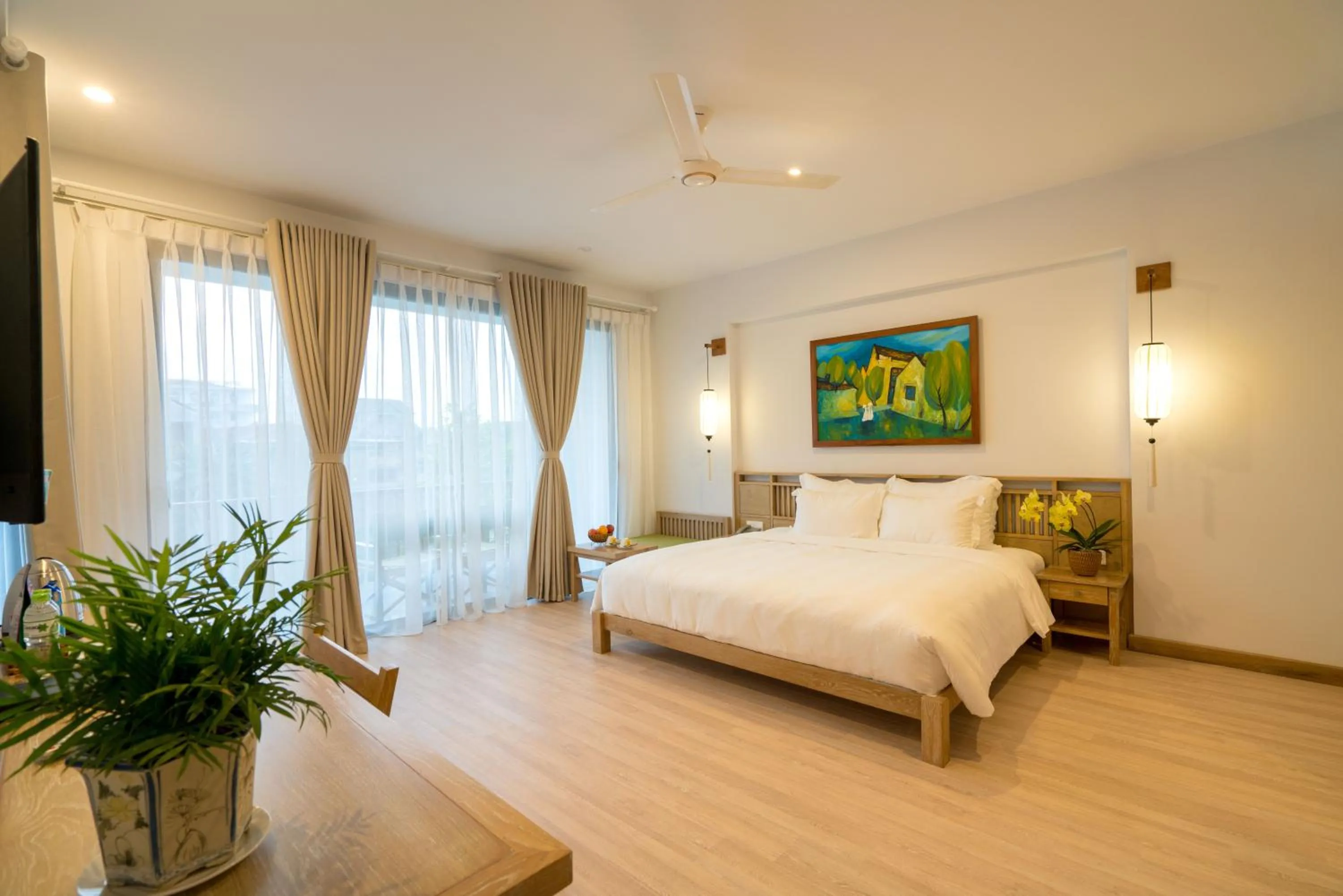 Photo of the whole room, Bed in ZEN Boutique Hoi An - Eco-Friendly Villa