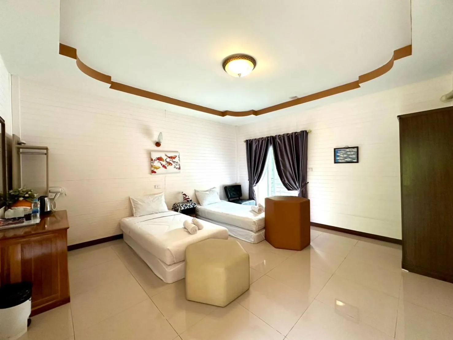 Standard Twin Room with Mountain View in ชอว์ งาทอง รีสอร์ต Chor Ngar Thong Erawan Kanchanaburi