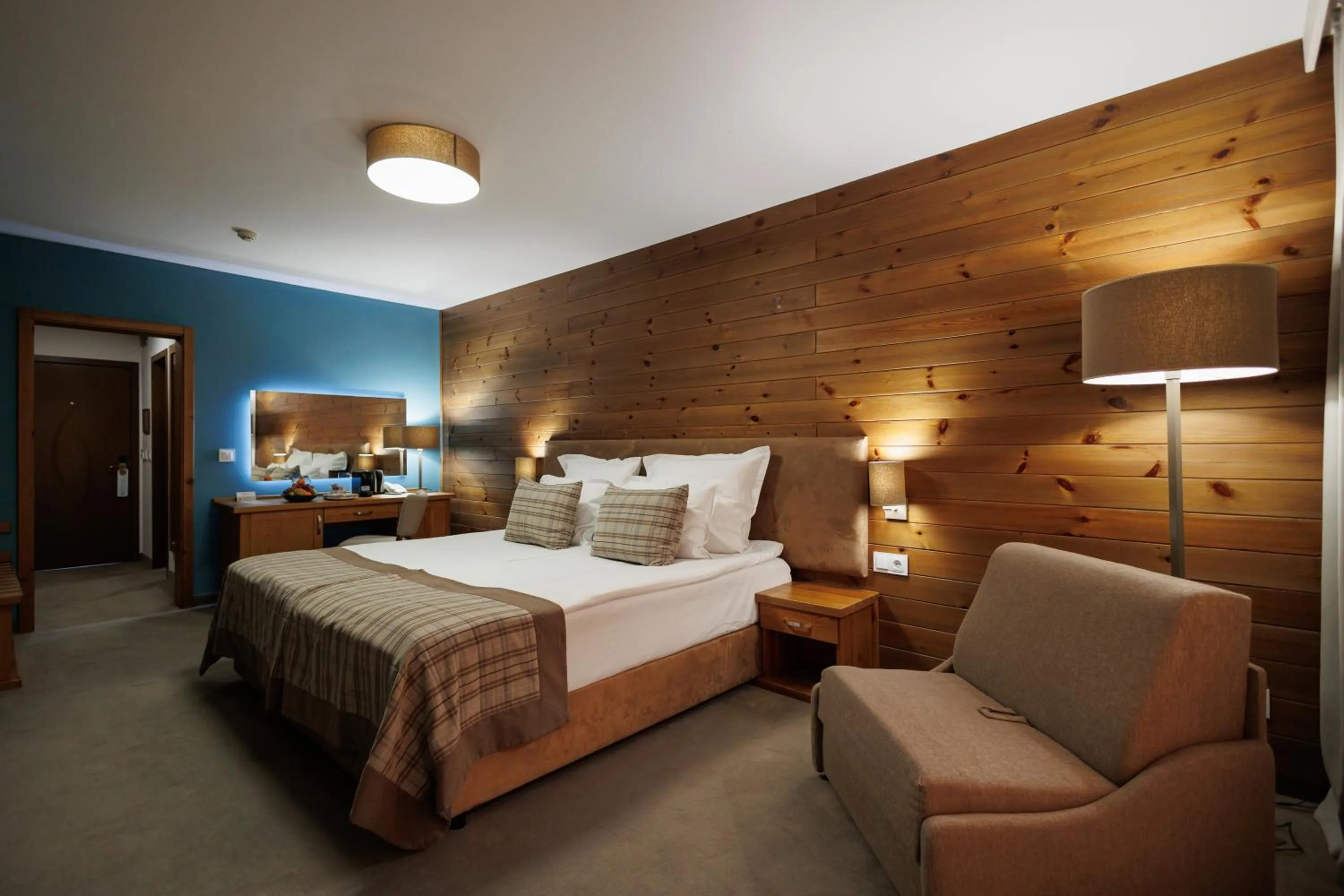 Bed in Katarino SPA Hotel