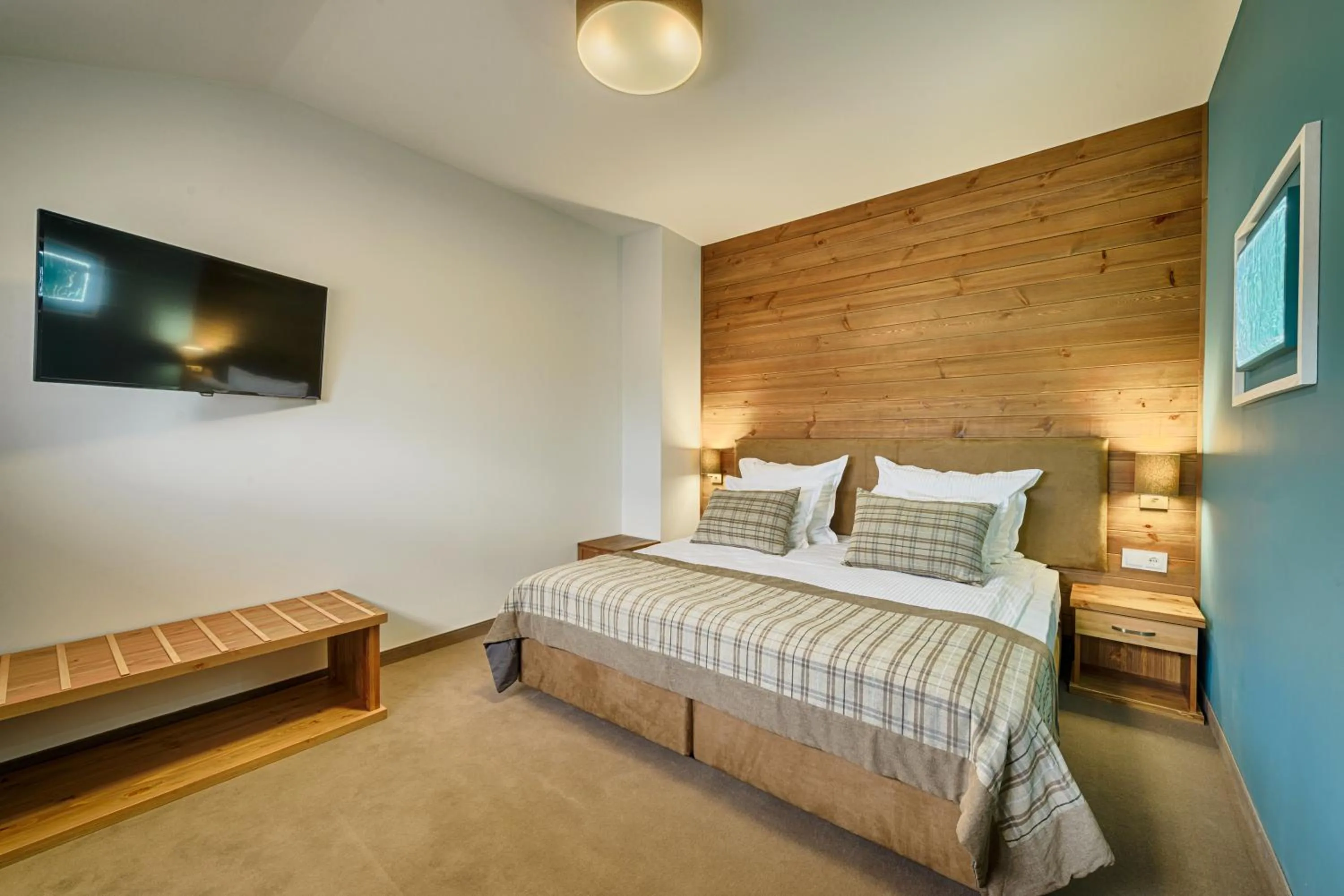 Bed in Katarino SPA Hotel