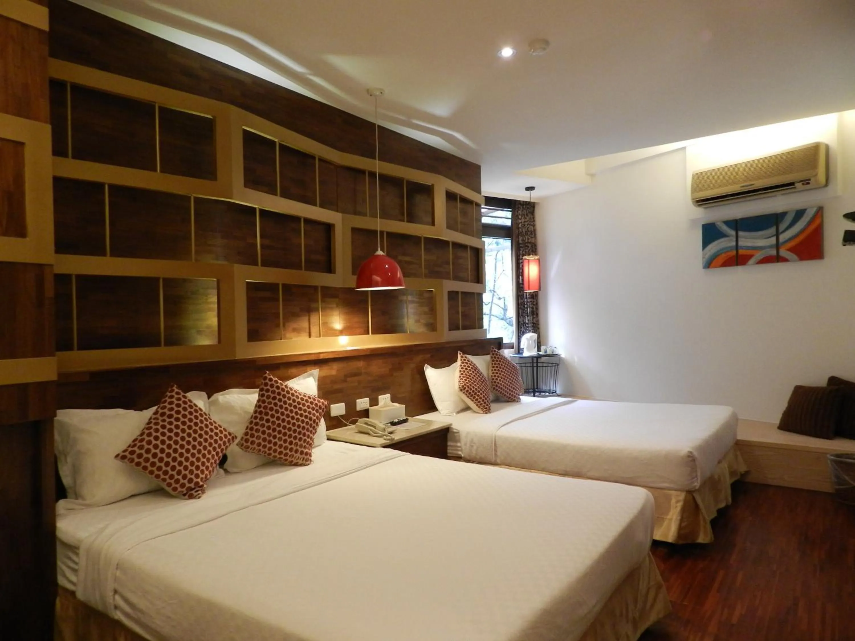 Bed in 谷關明高溫泉 Mingao Hot Spring Resort